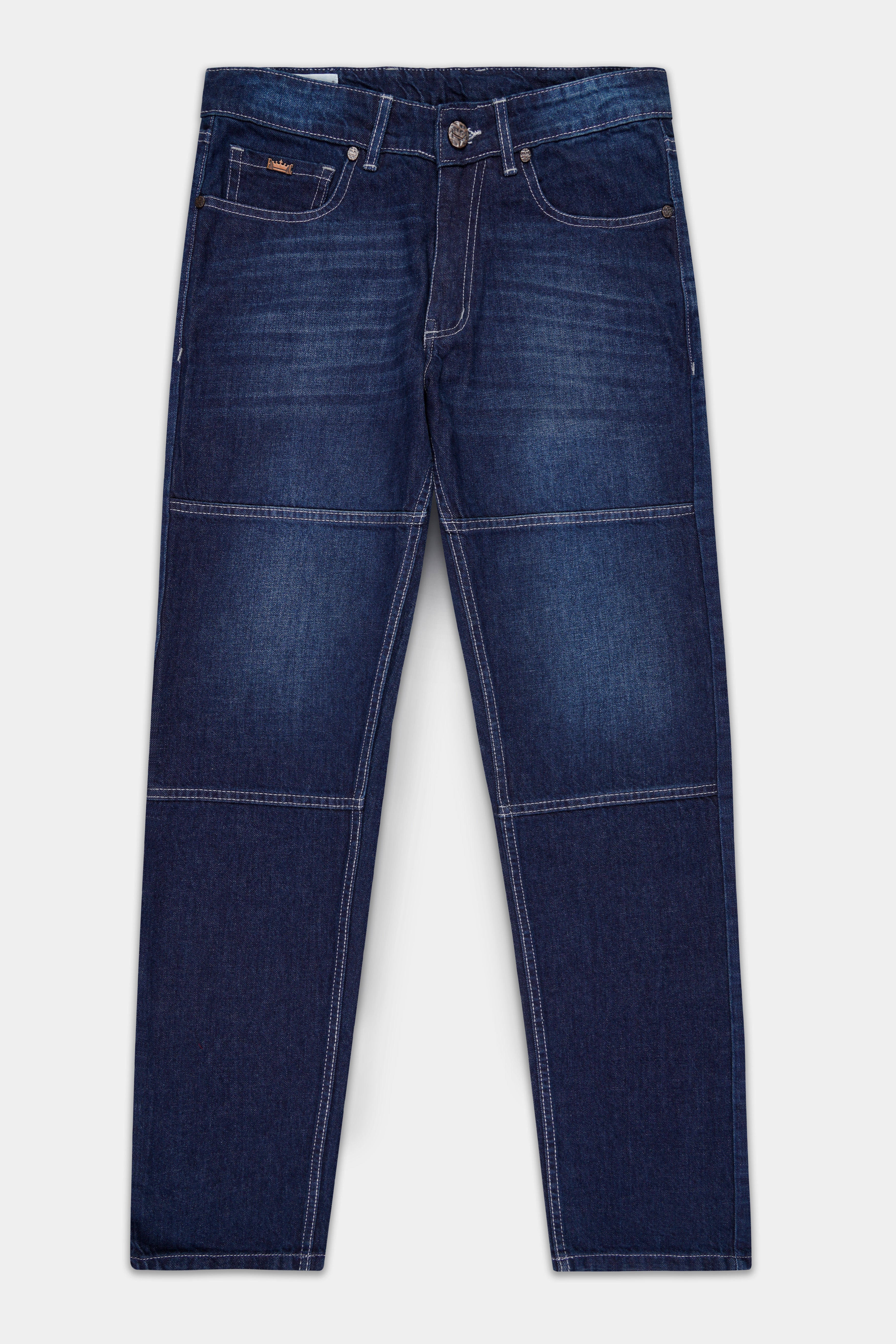 Mirage Blue Whiskering Wash Denim