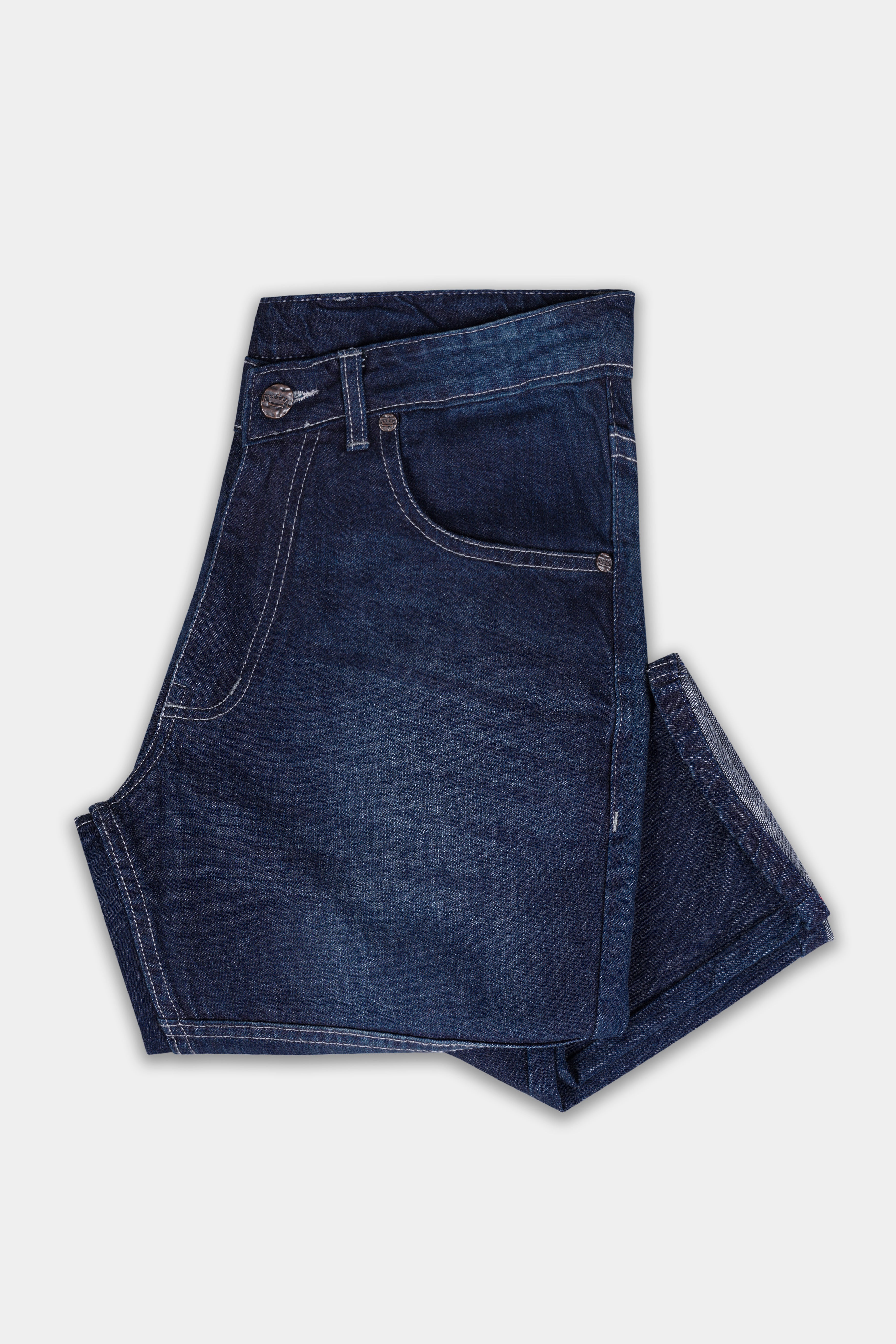 Mirage Blue Whiskering Wash Denim