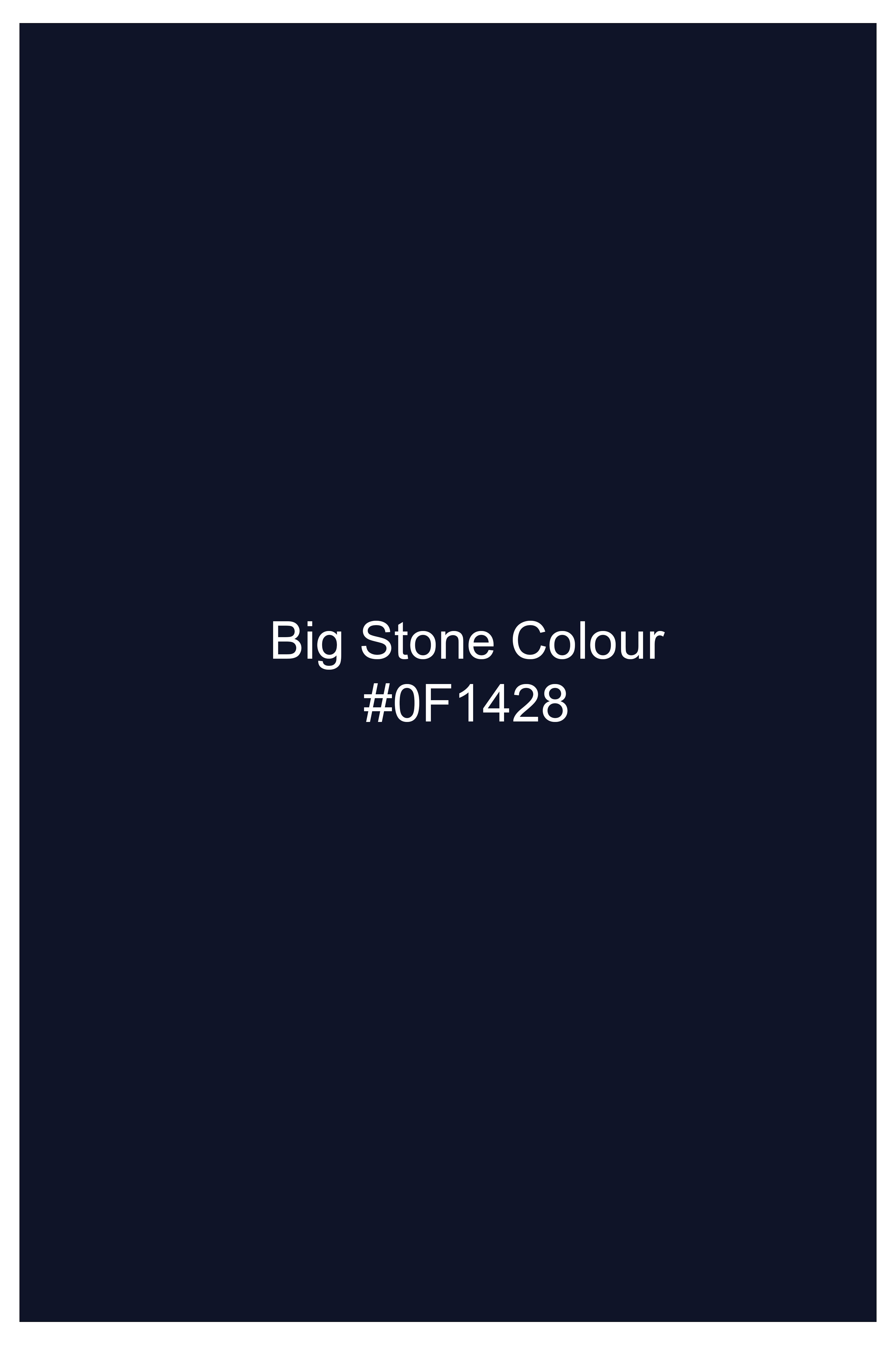 Big Stone Blue Clean Look stretchable denim