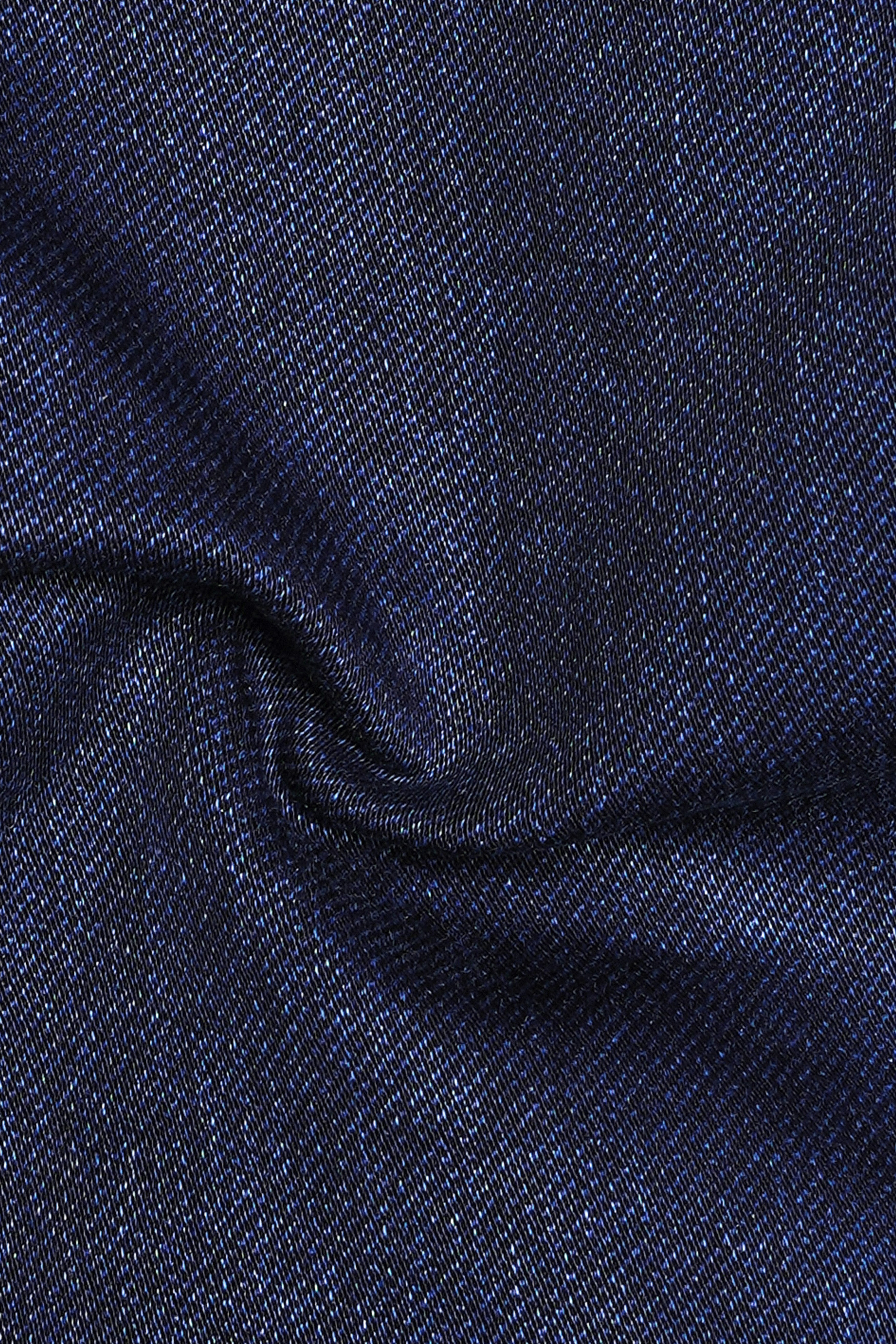 Berry Blue Clean Look Stretchble Denim