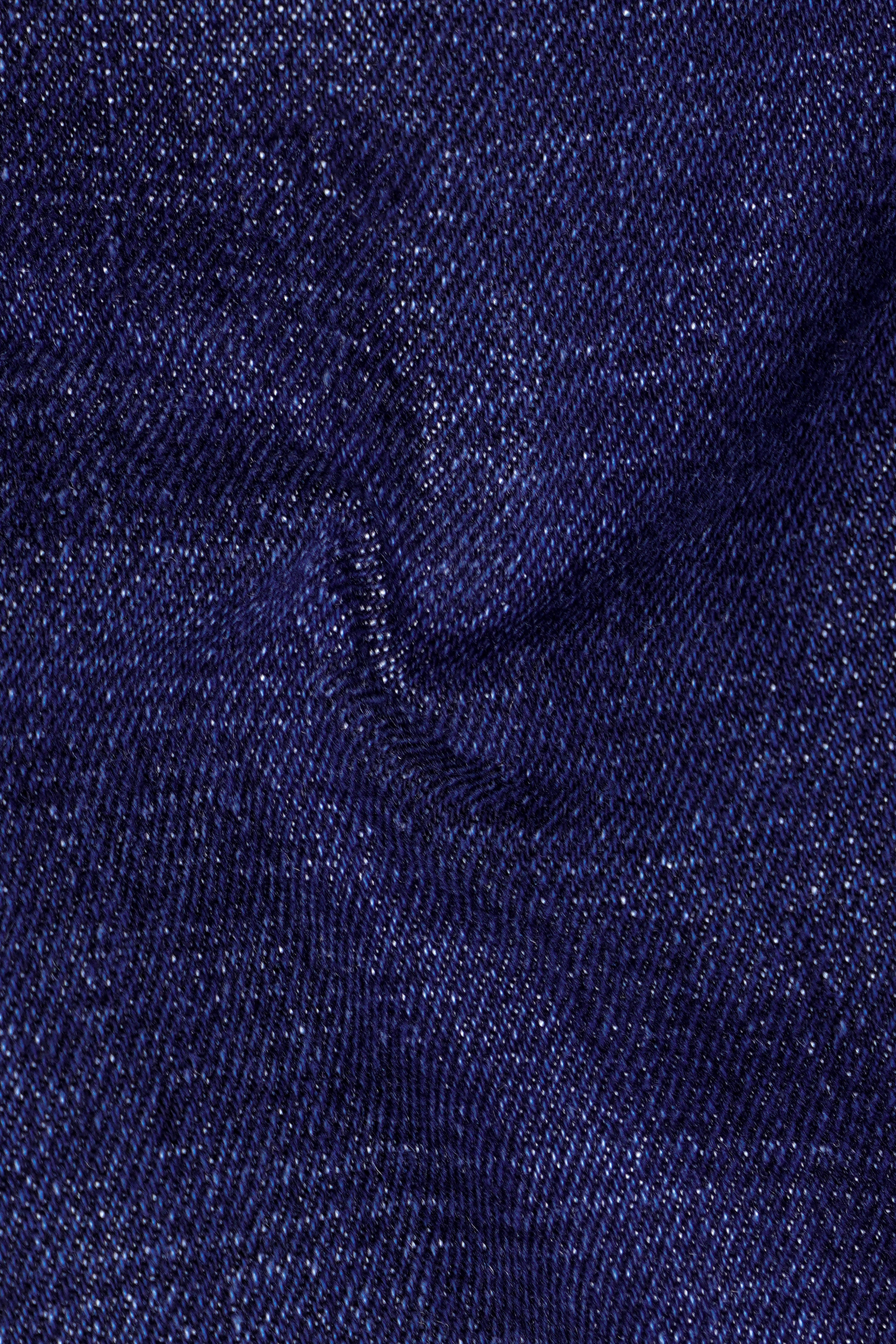 Bluenique-Lapis Blue Whiskering Washed Stretchable Denim