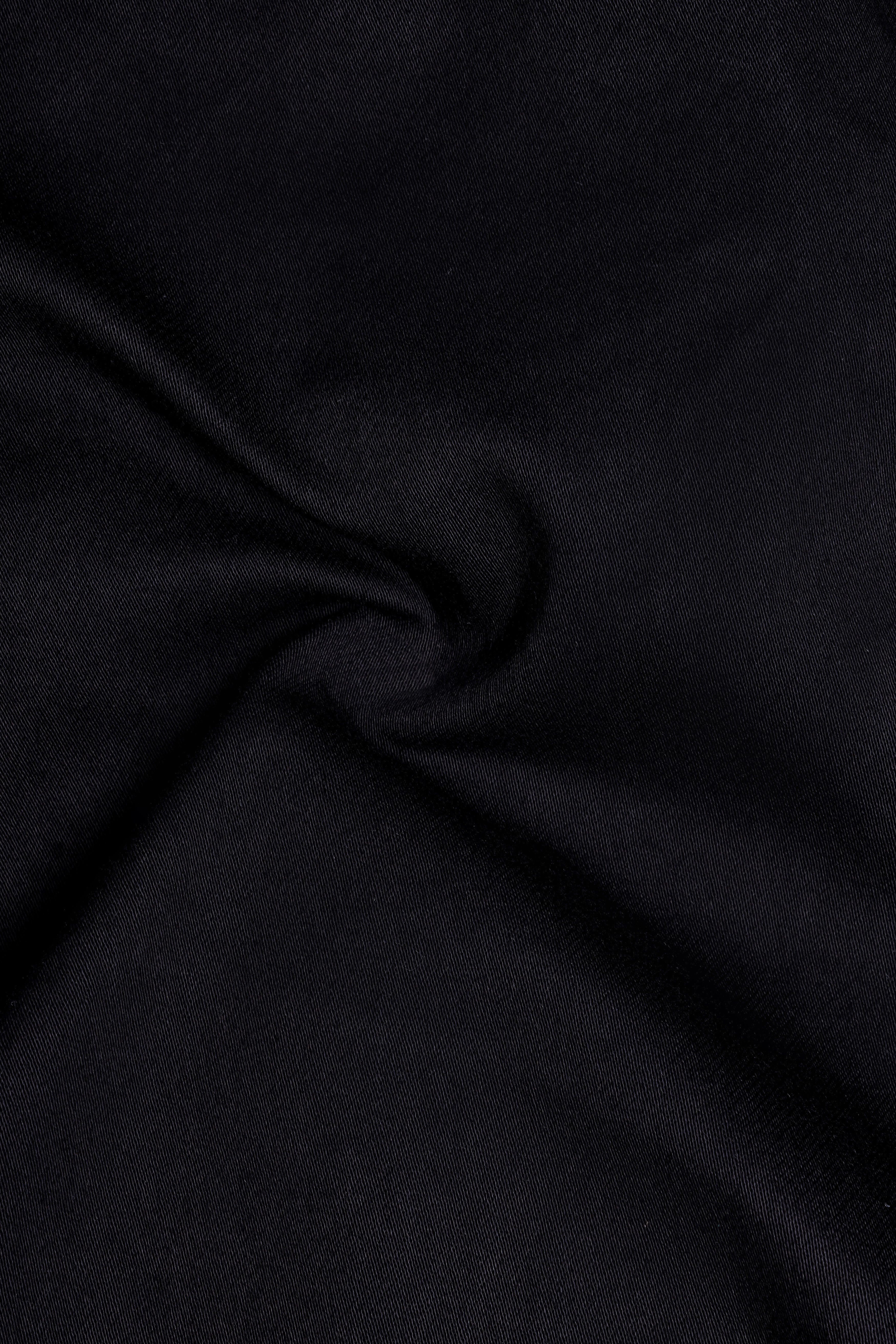 Volcra-Cinder Black Clean Look Stretchable Denim