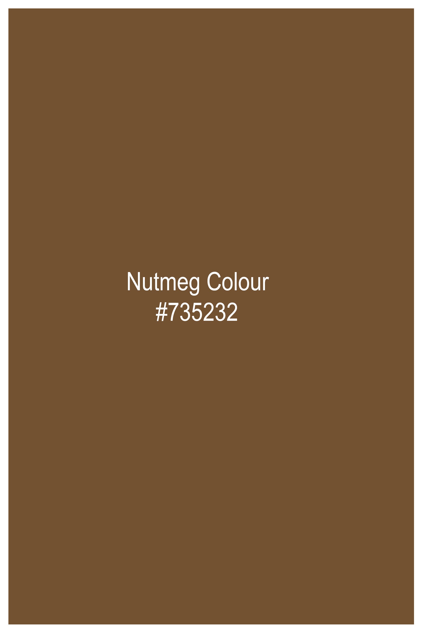 Nutmeg Brown Subtle Sheen Super Soft Premium Cotton Kurta