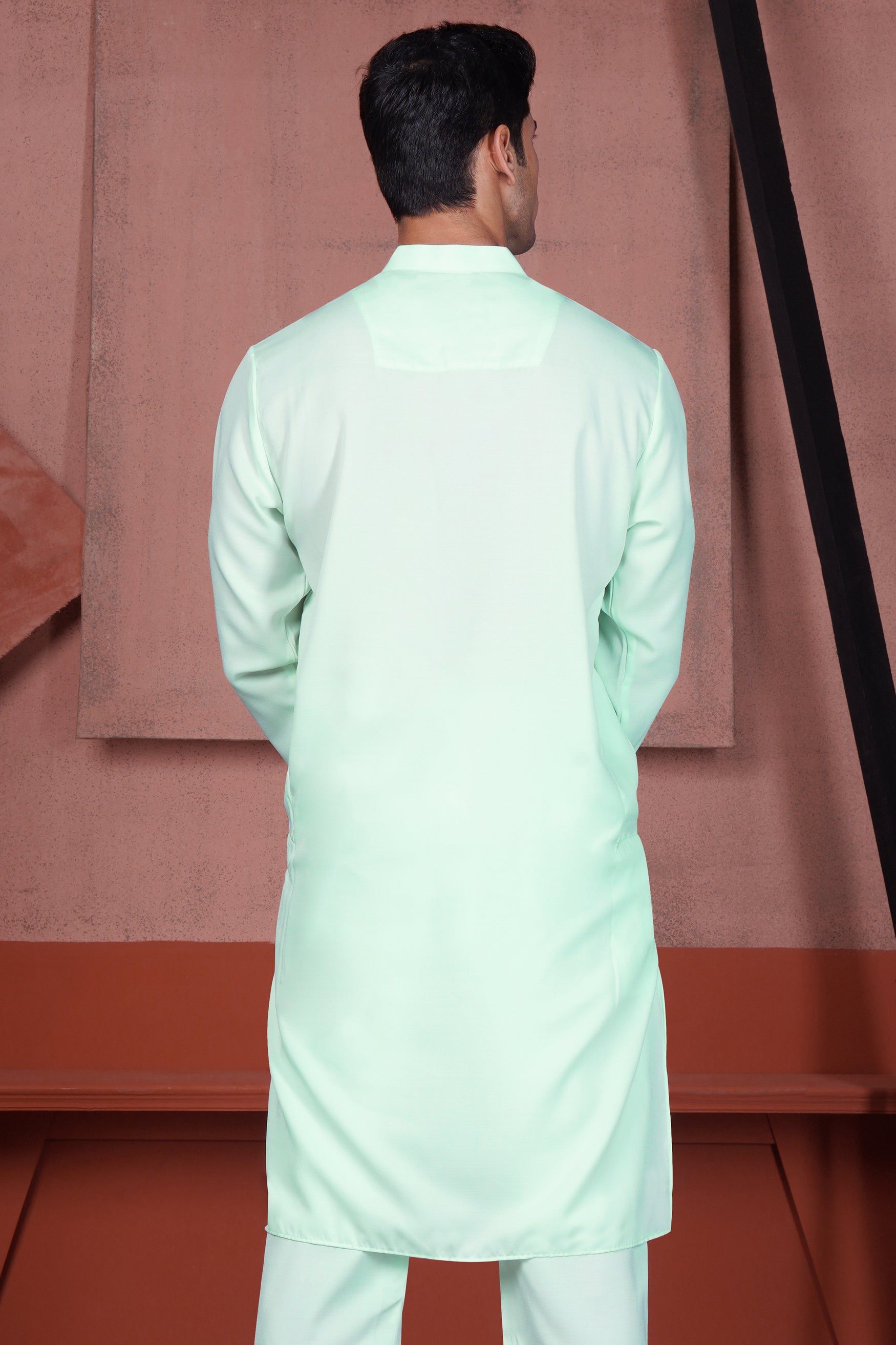 Edgewater Green Viscose Kurta