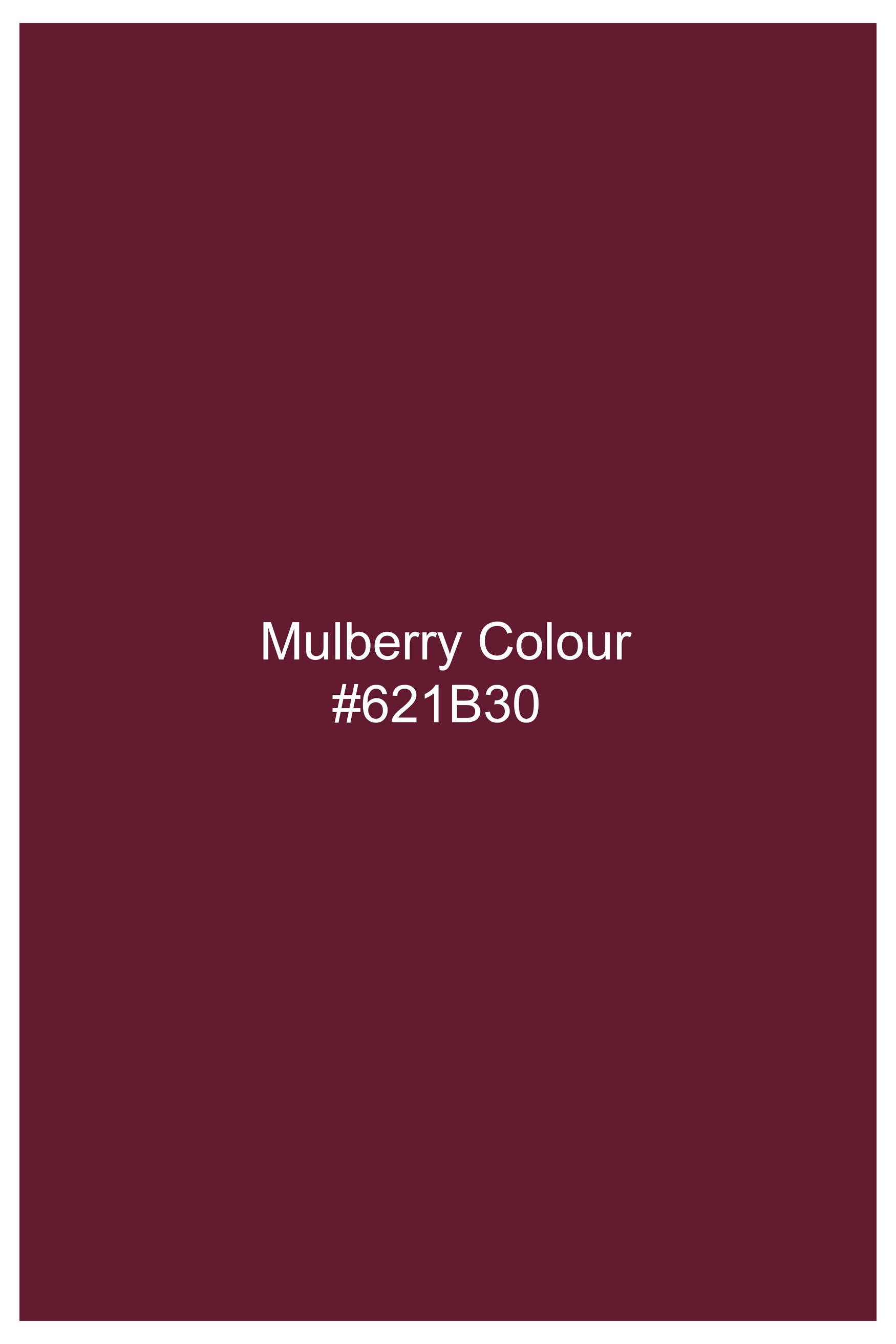 Mulberry Maroon Viscose Ditsy Embroidered With Tikki Work Designer Kurta