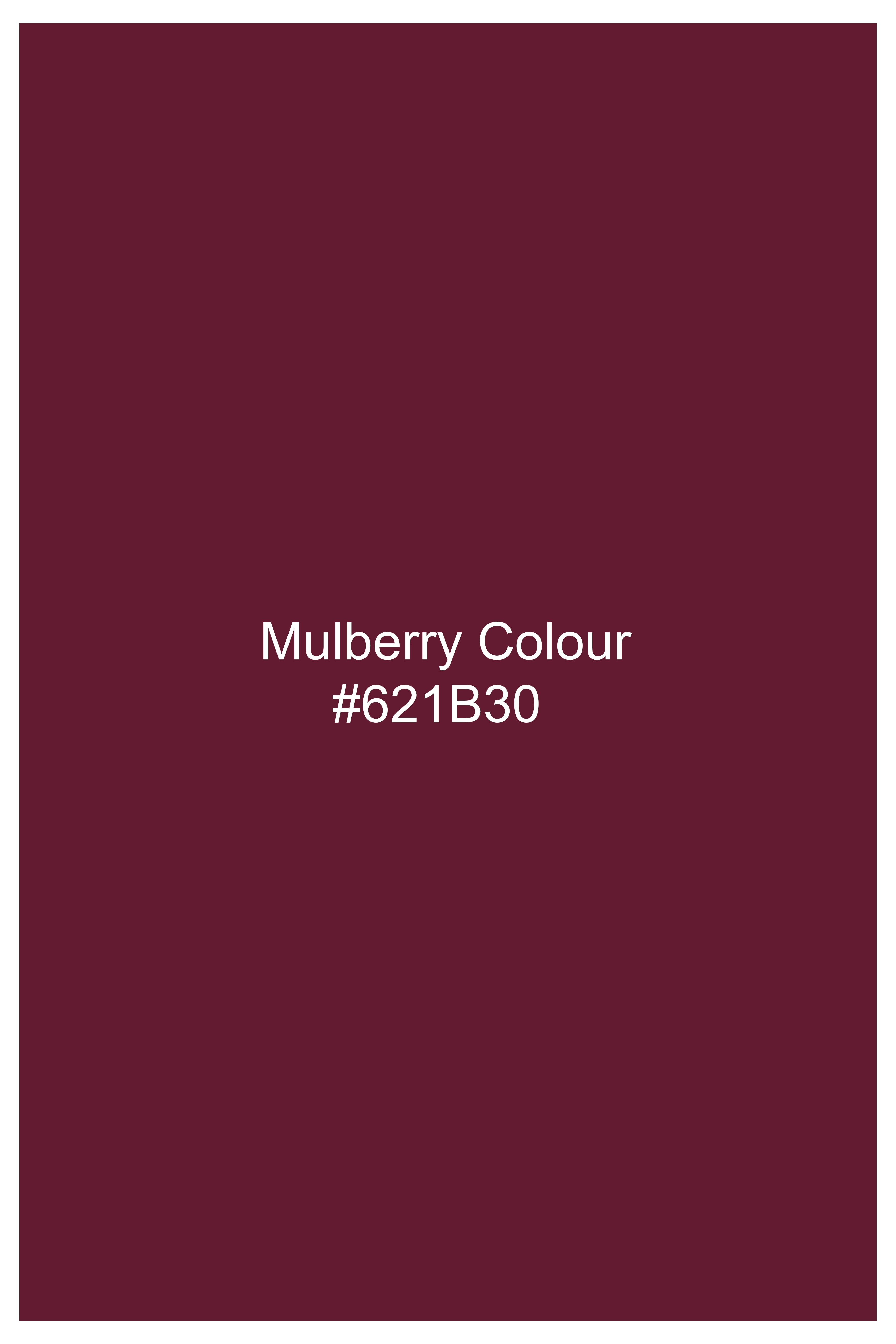 Mulberry Maroon Viscose Kurta