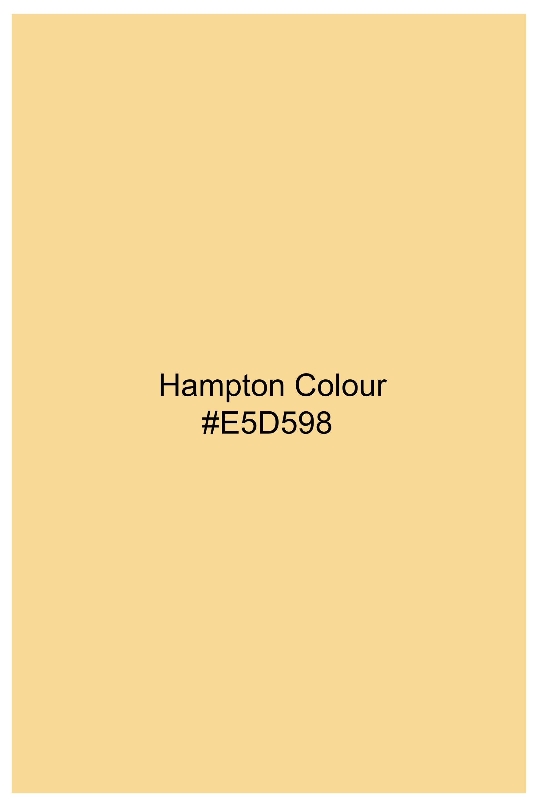 Hampton Yellow Subtle Sheen Viscose Kurta