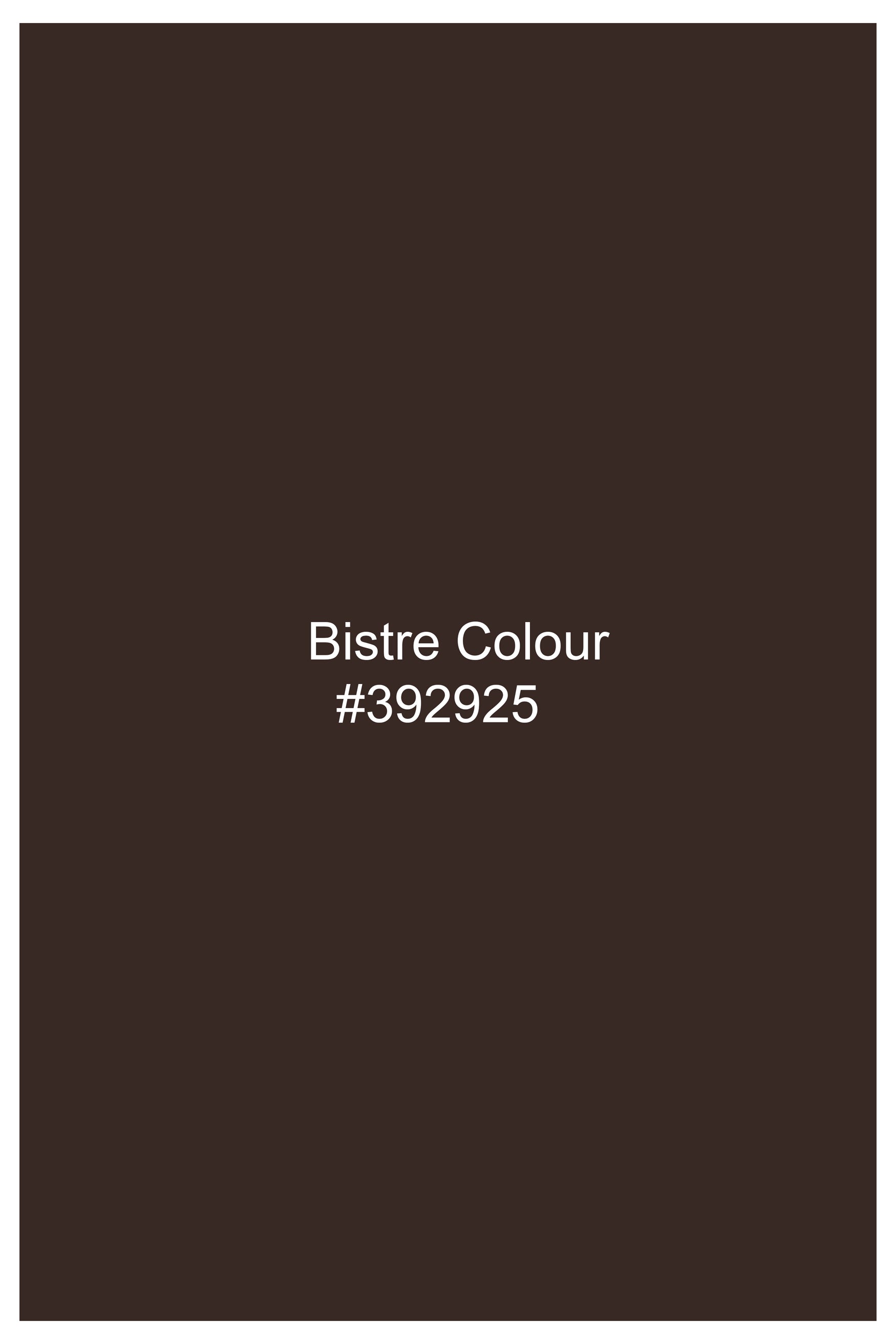 Bistre Brown Subtle Sheen Super Soft Premium Cotton Pathani