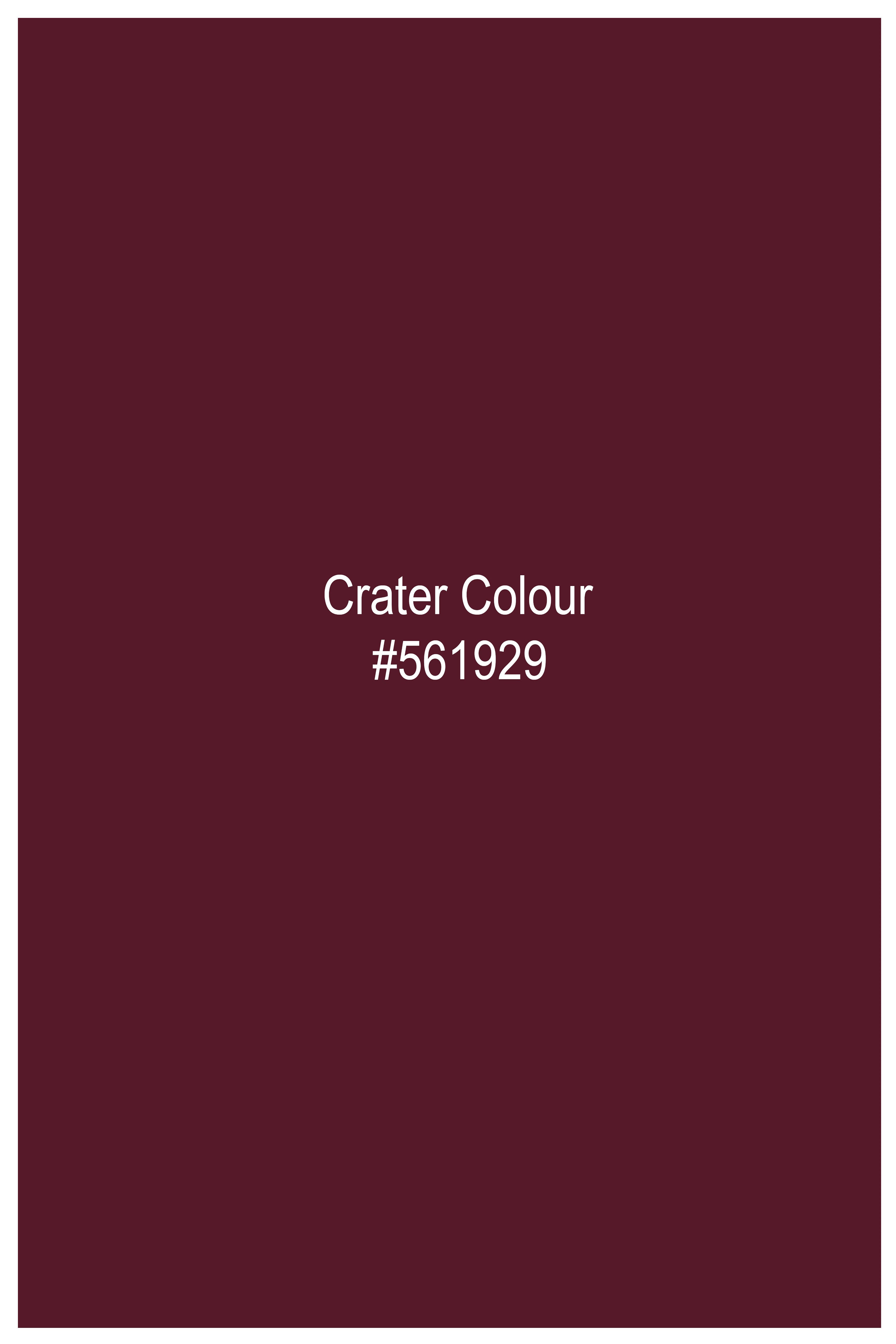 Crater Wine Subtle Sheen Super Soft Premium Cotton Kurta Set