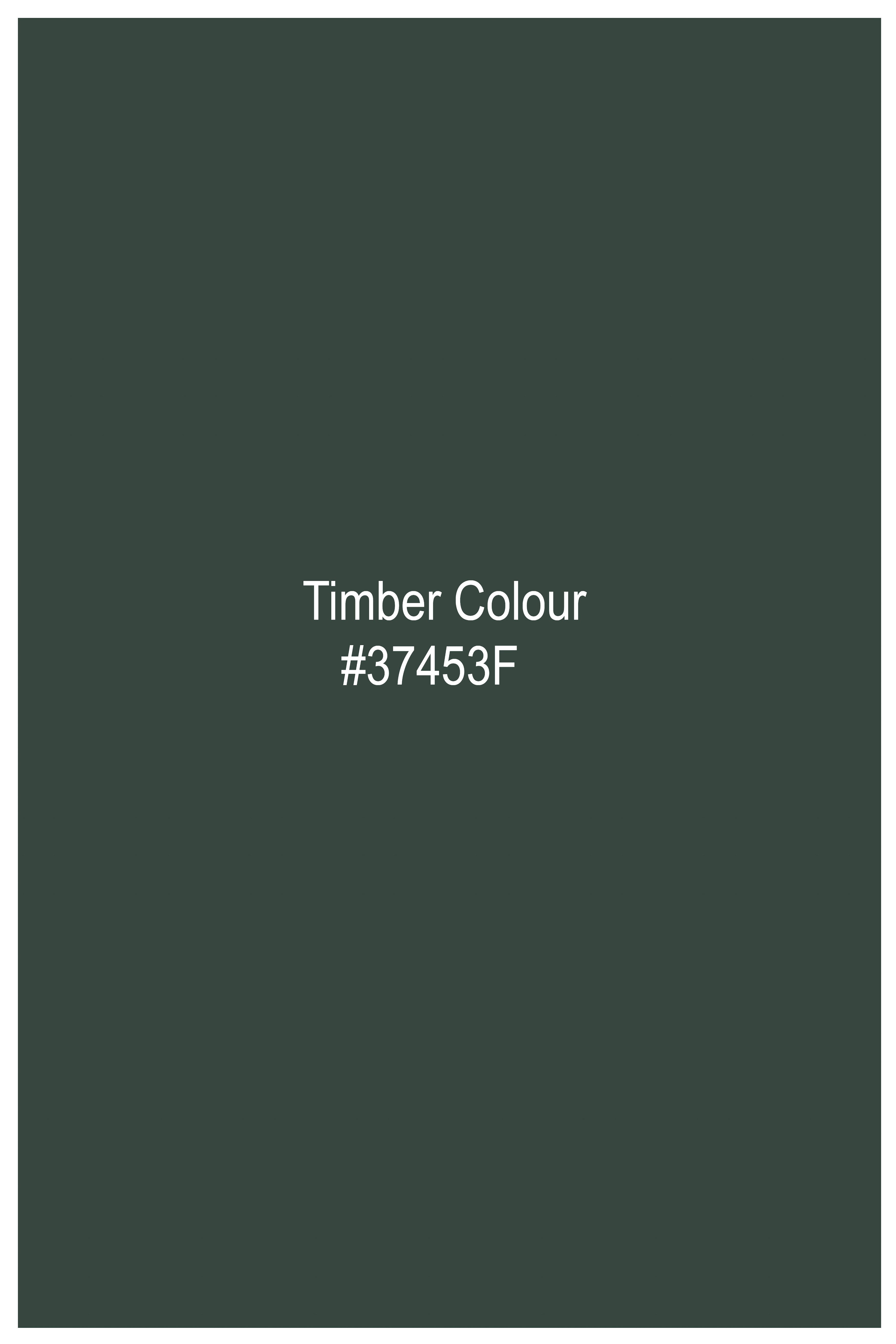 Timber Green Subtle Sheen Super Soft Premium Cotton Kurta Set