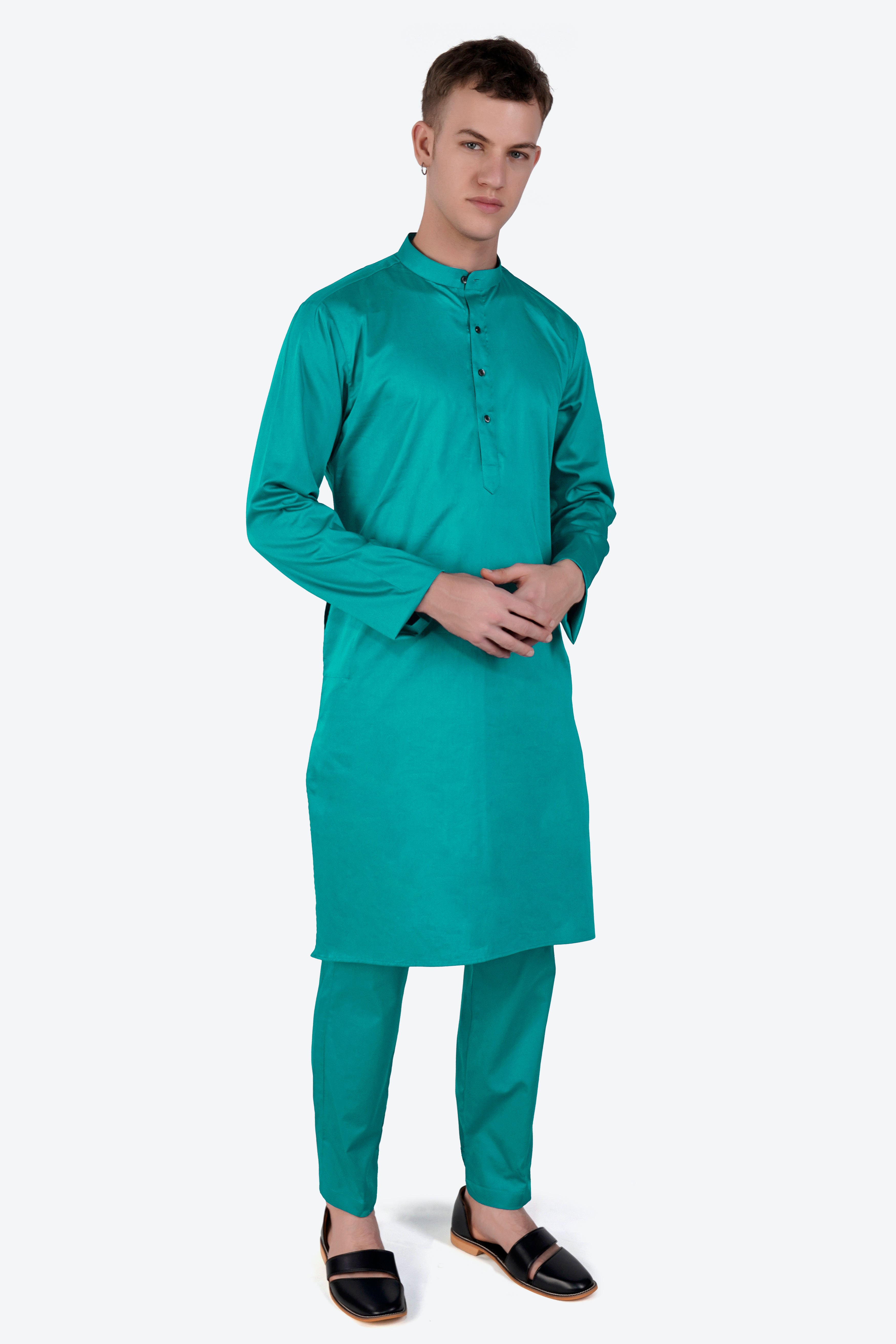 Teal Blue Pajama, F-6356 - KT055