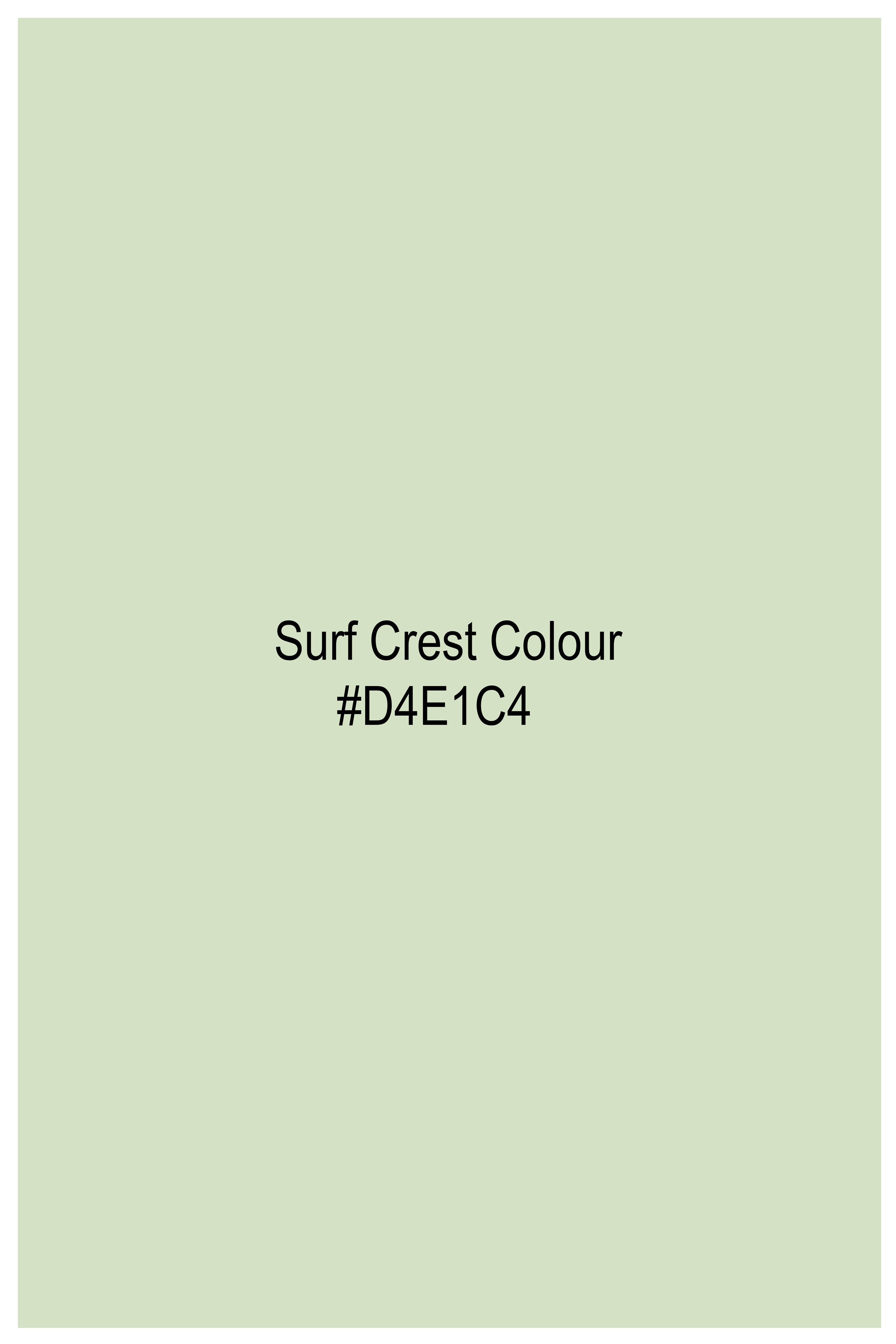 Surf Crest Green Subtle Sheen Super Soft Premium Cotton Kurta Set