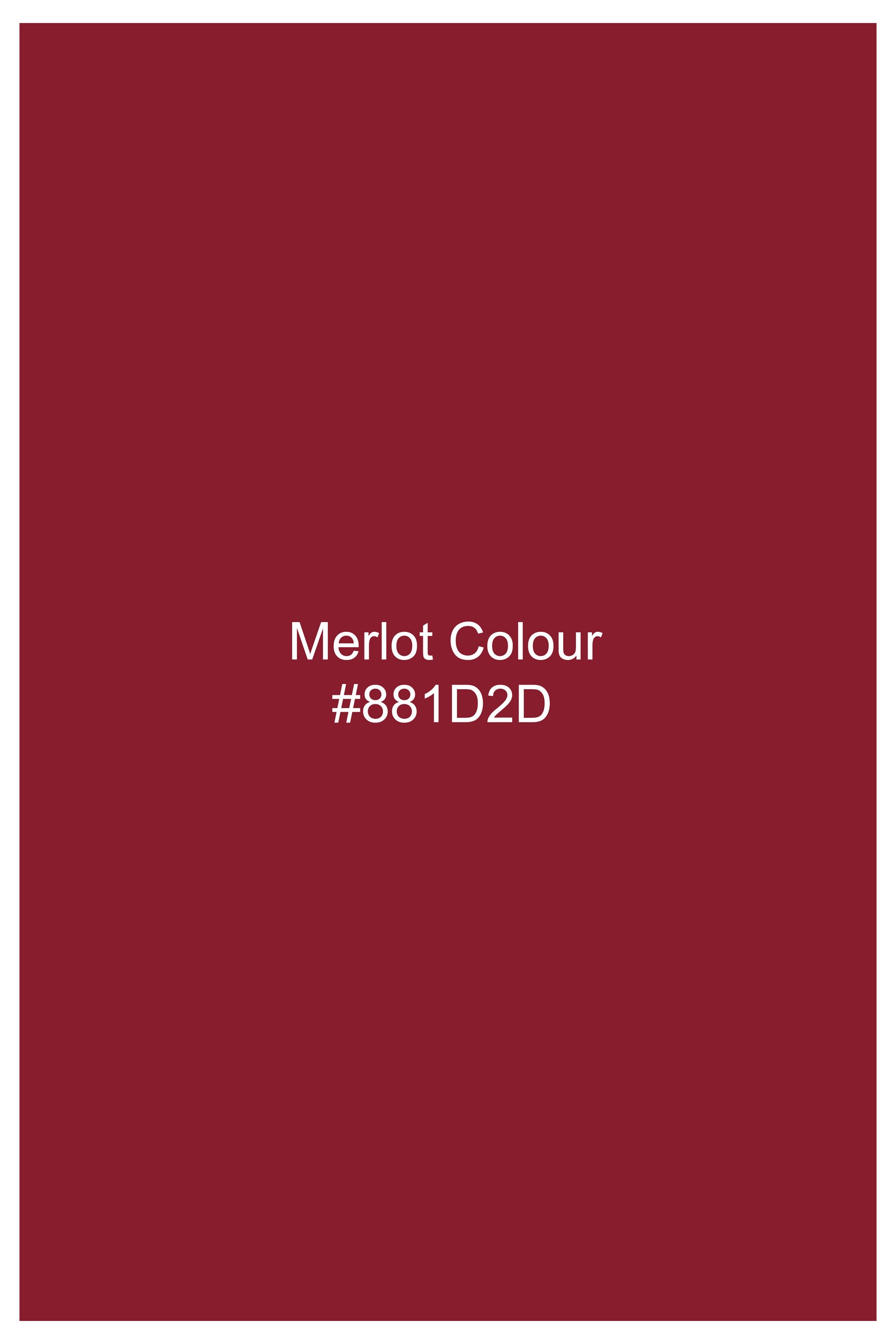 Merlot Red Subtle Sheen Viscose Kurta Set