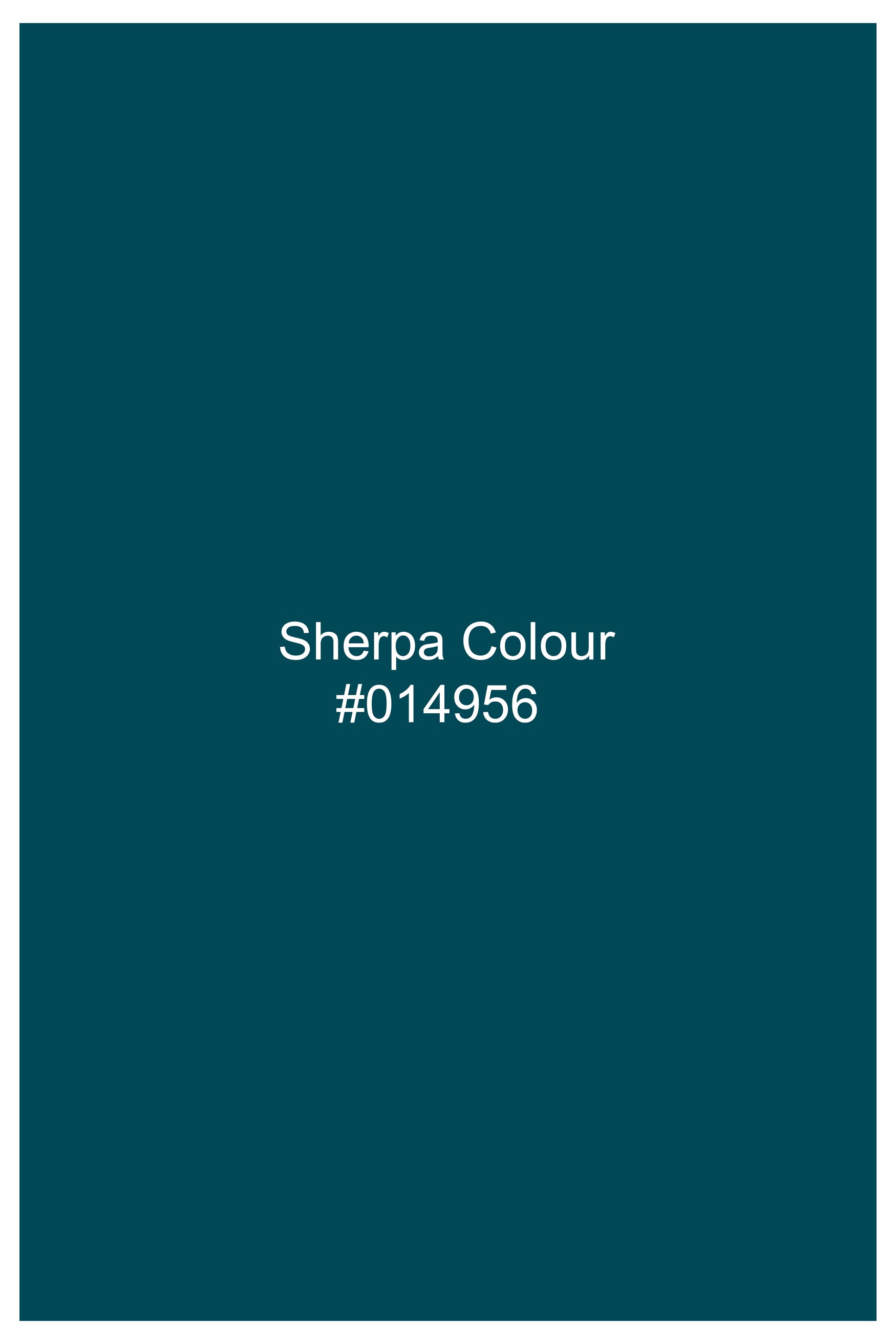 Sherpa Blue Subtle Sheen Viscose Kurta Set