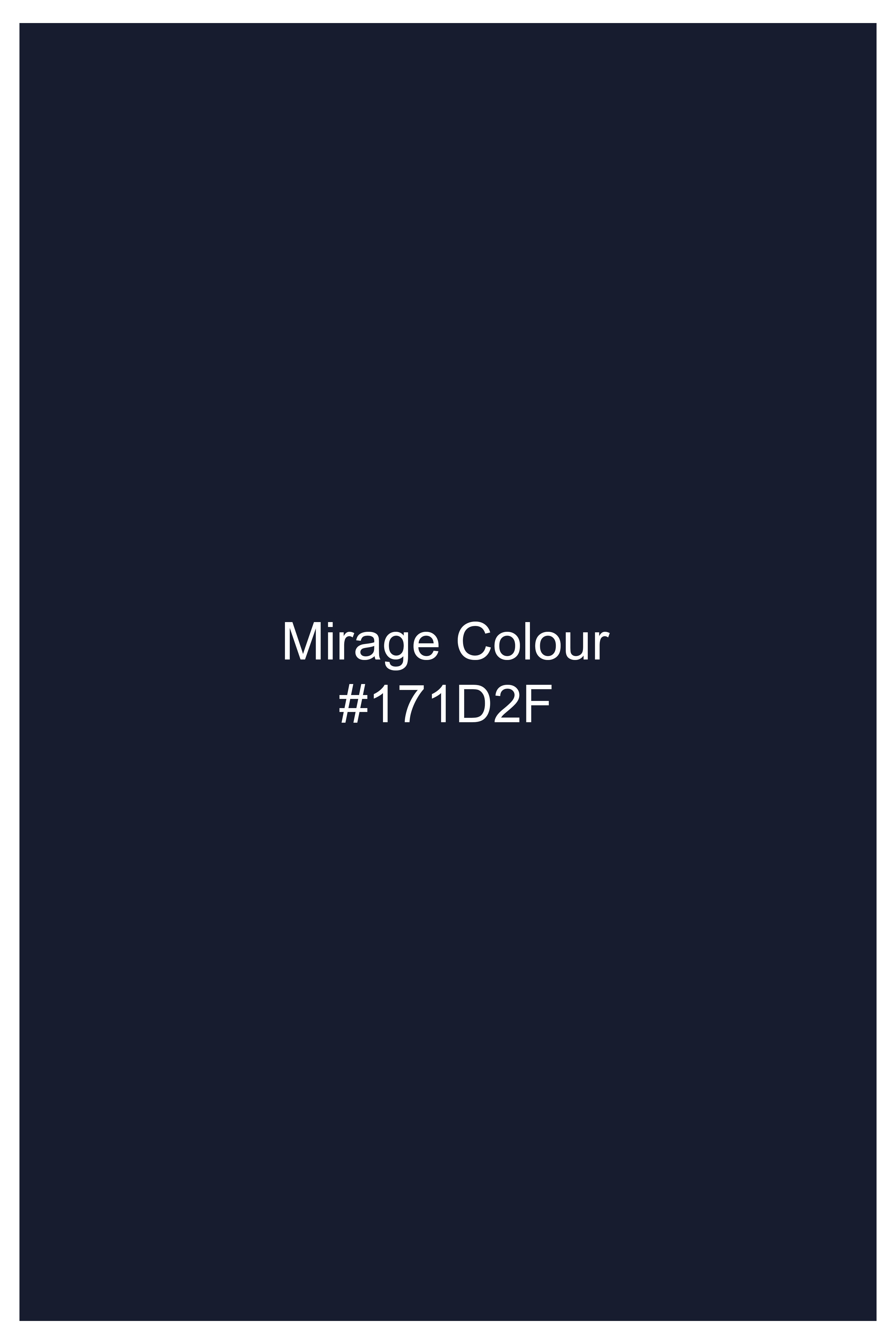 Mirage Blue Subtle Sheen Viscose Kurta Set