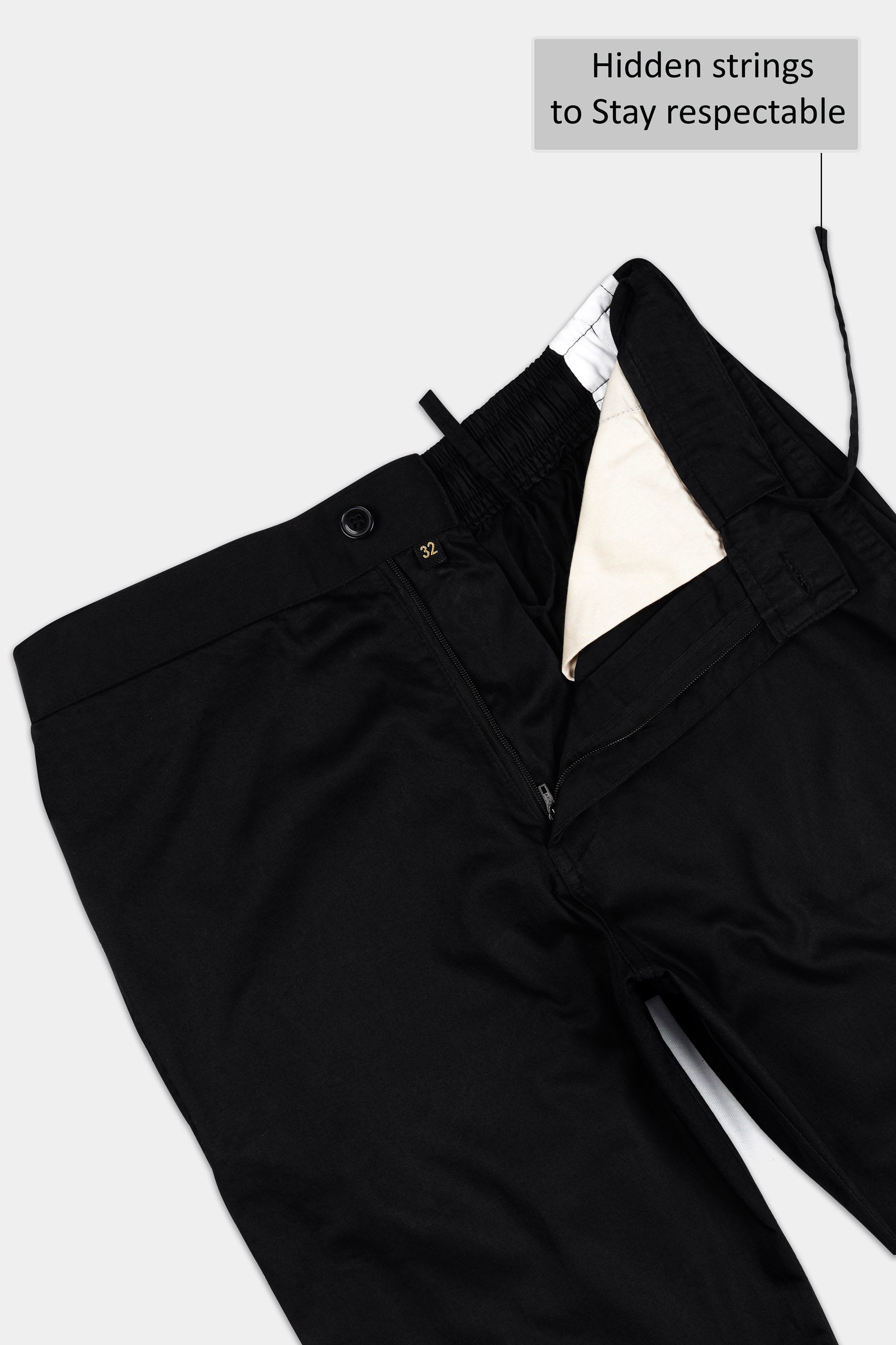 Jade Black Super Soft Premium Cotton Designer Lounge Pant