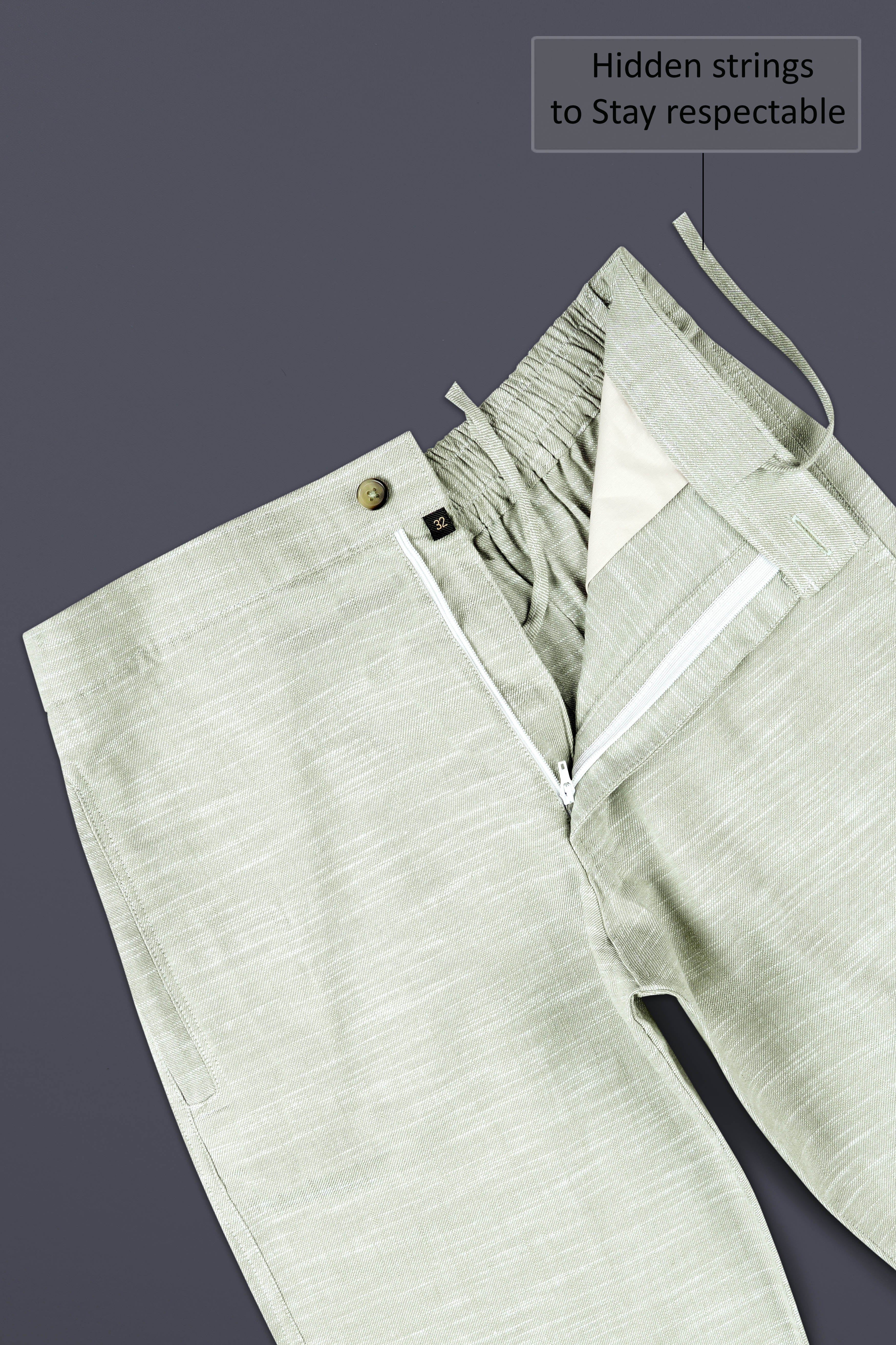 Willow Gray Twill Cotton Lounge Pant