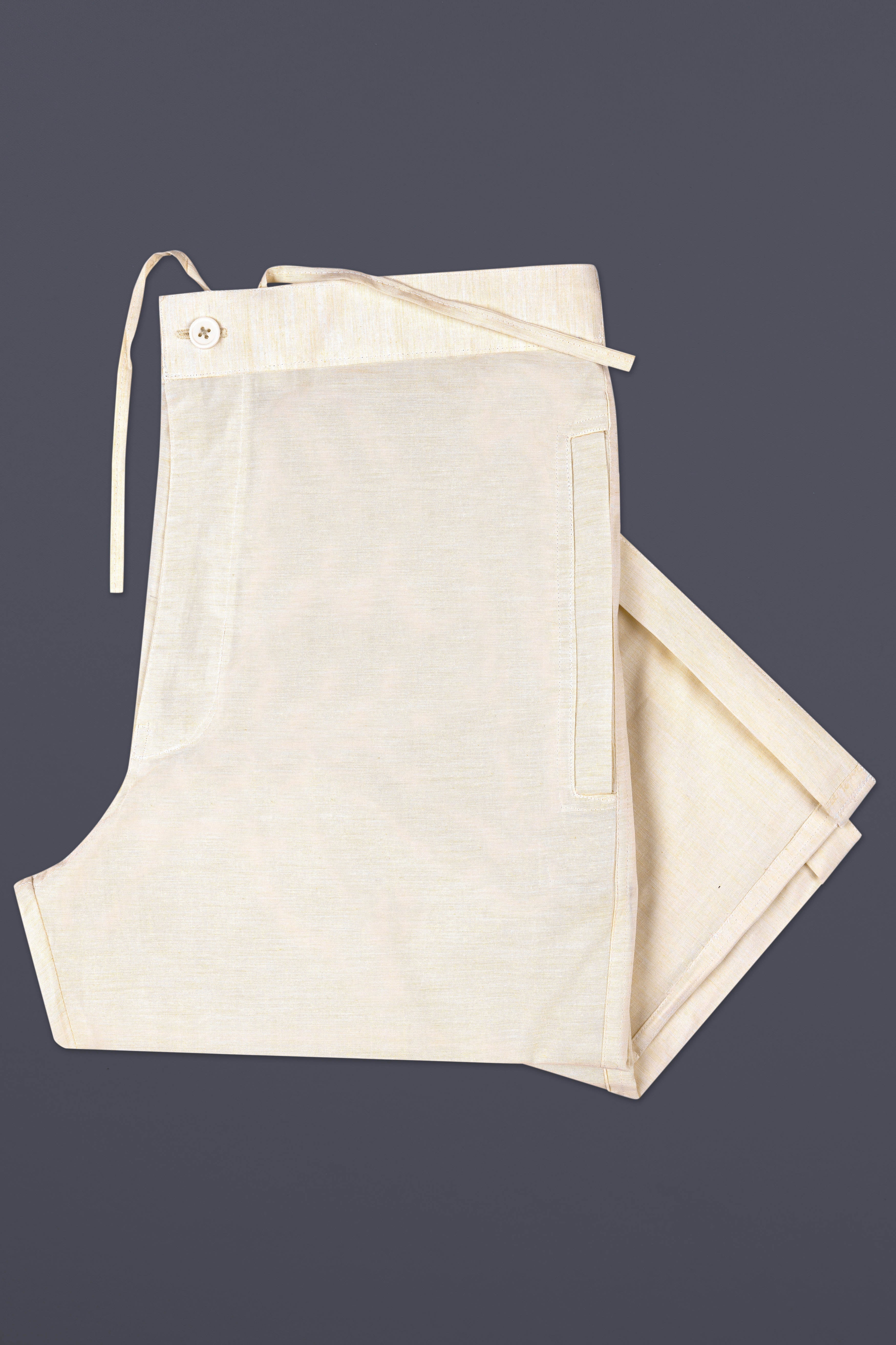 Karry Cream Royal Oxford Cotton Lounge Pant