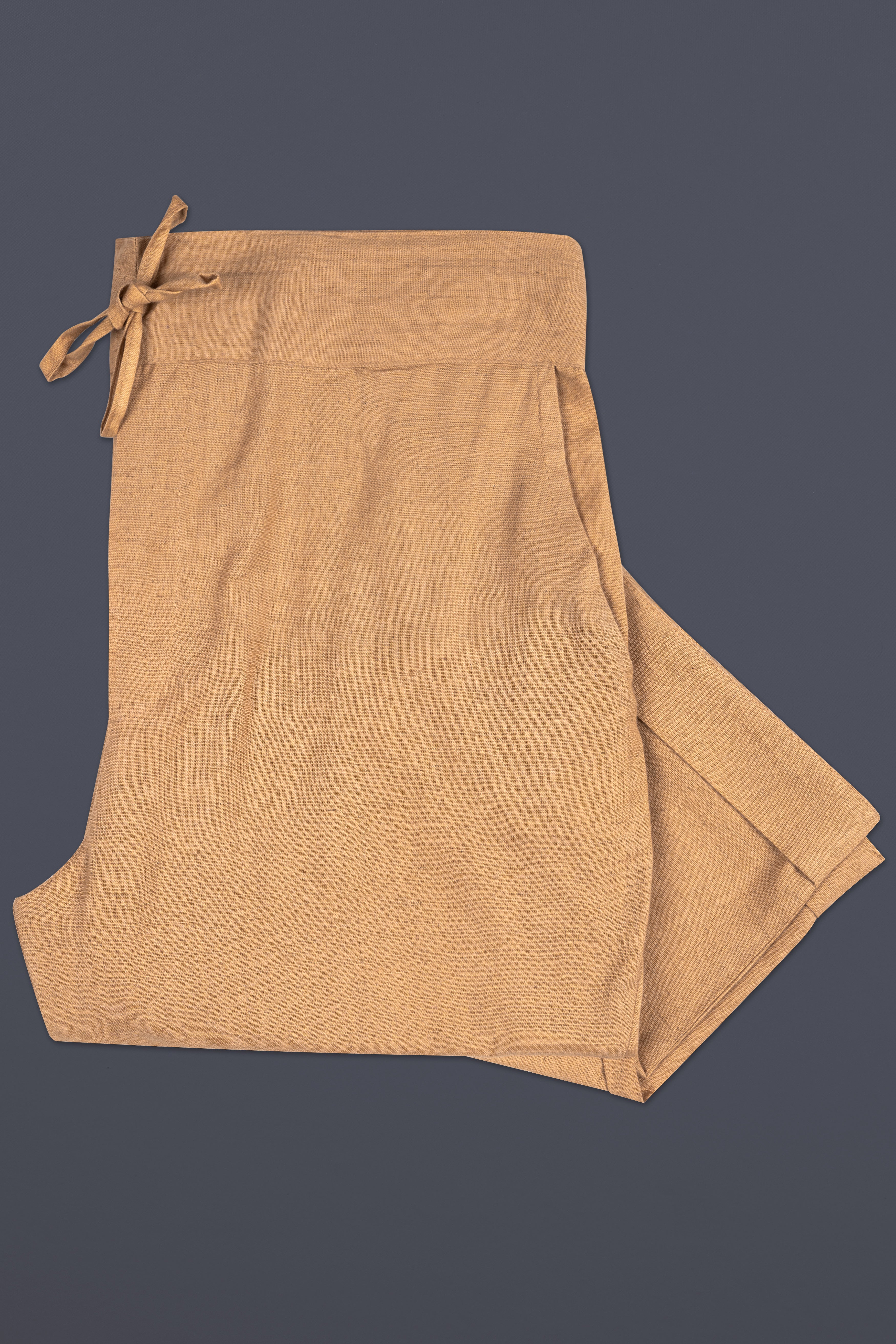 Whiskey Orange Luxurious Linen Lounge Pant