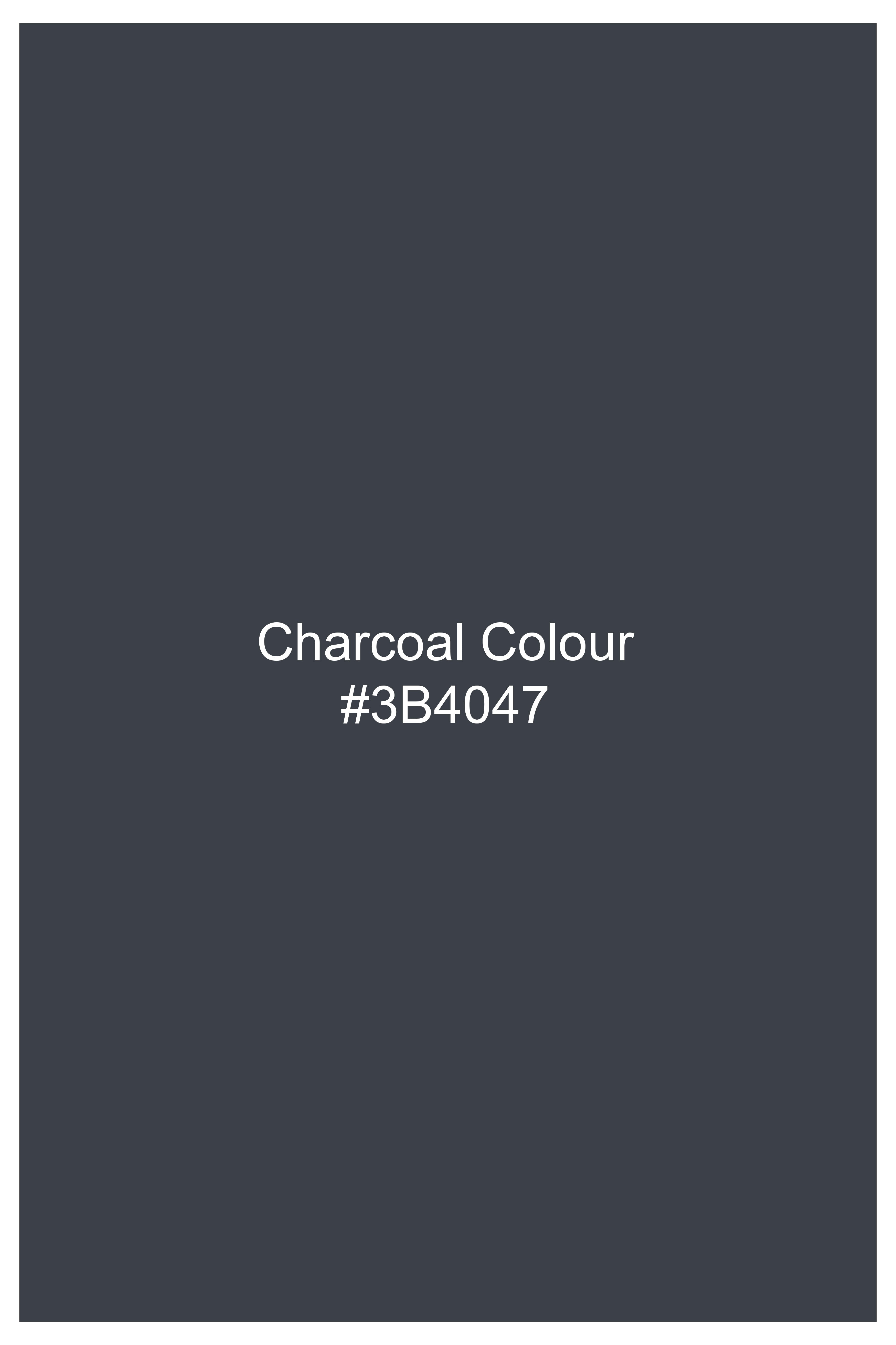 Charcoal Gray Royal Oxford Cotton Lounge Pant