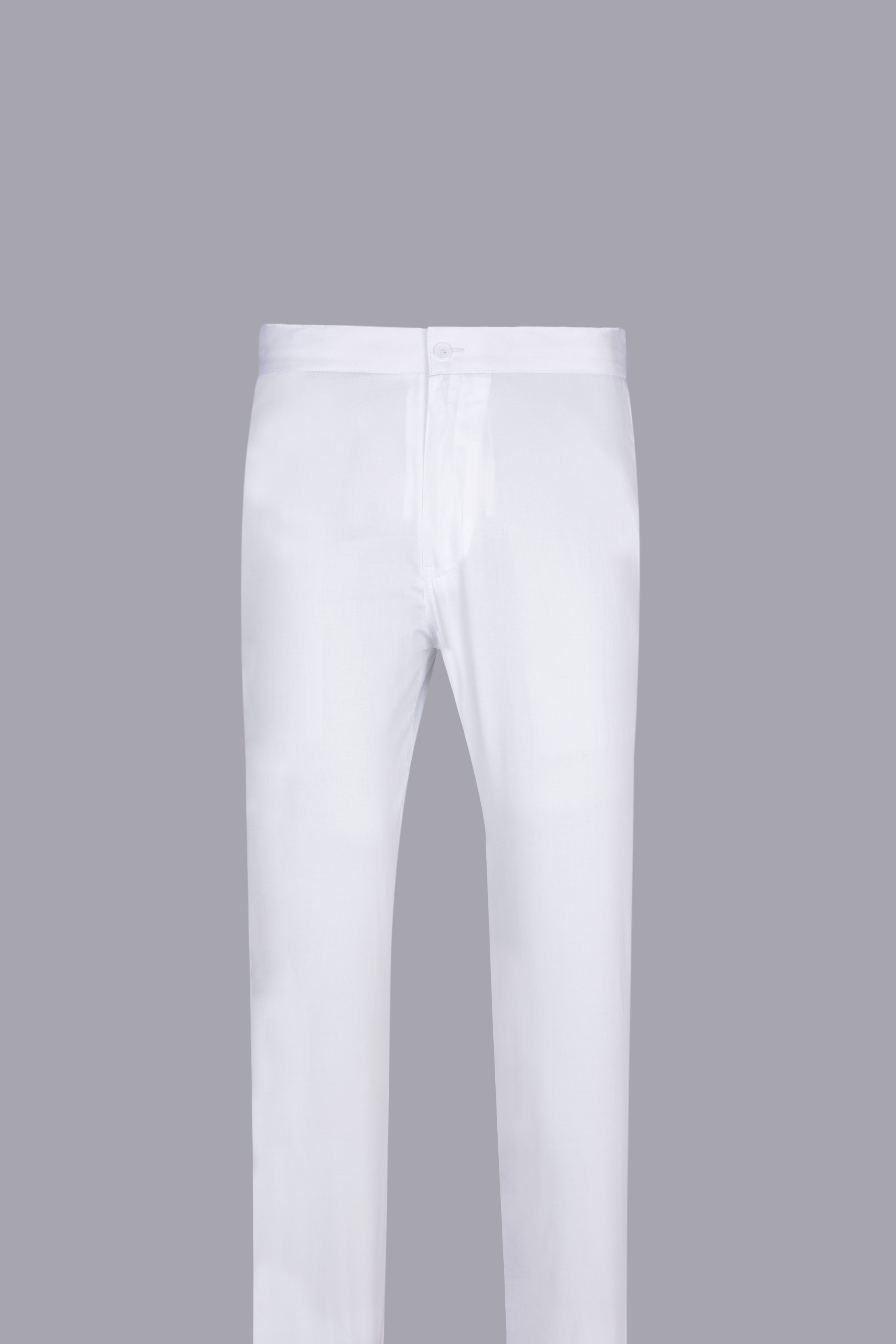 One white Cotton and One White Linen Lounge Pants