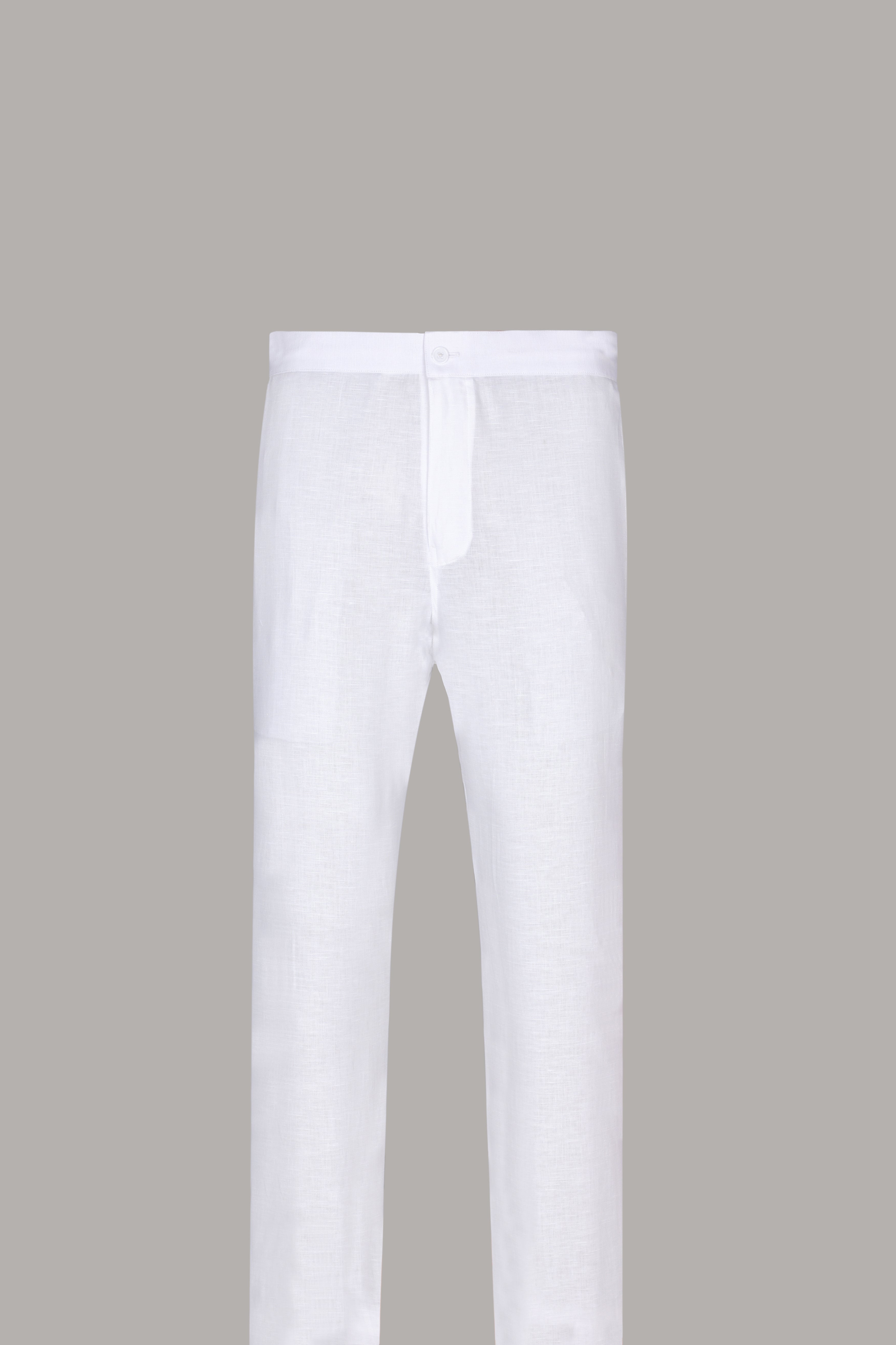 One white Linen and One Black Cotton Lounge Pants