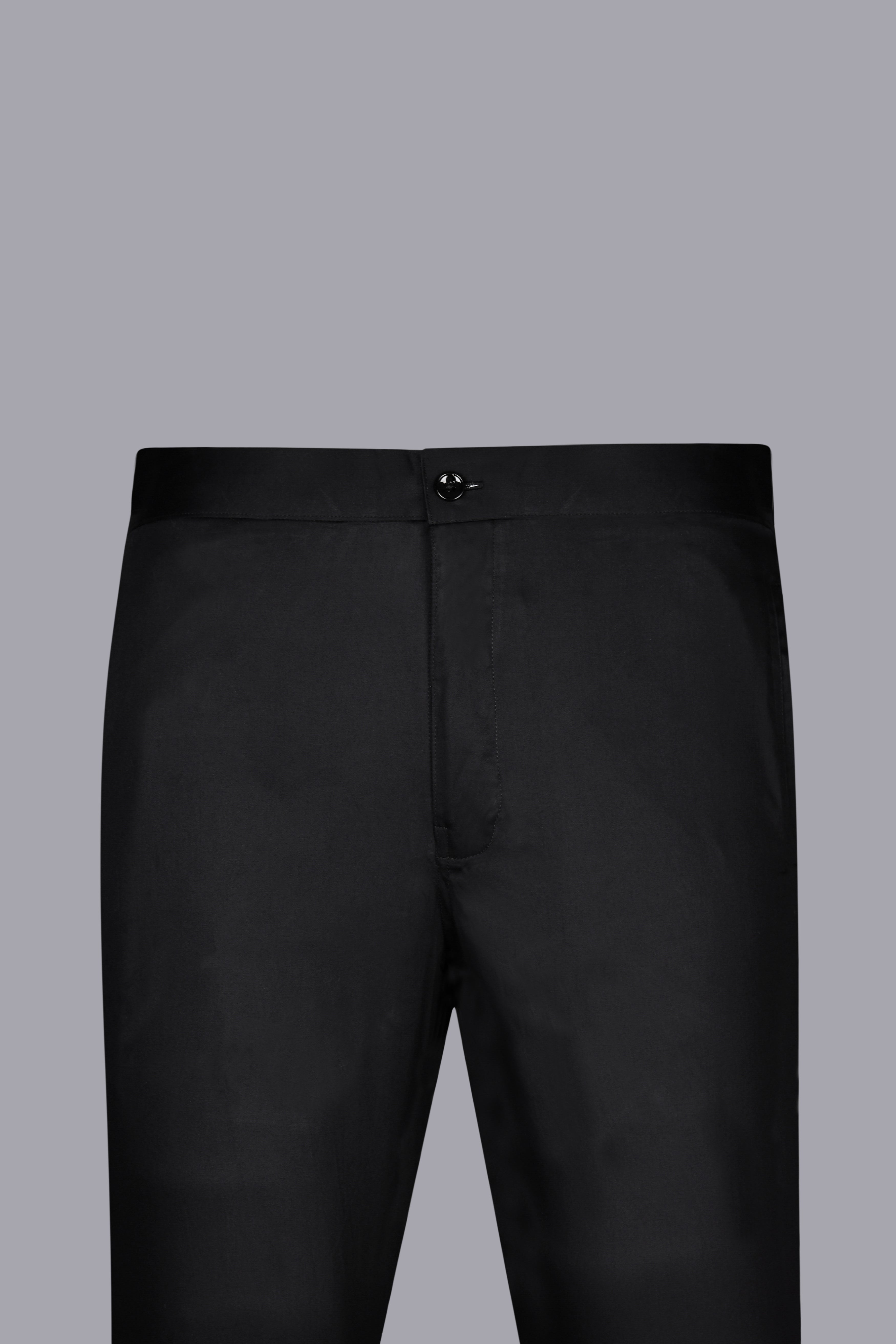 One Black Linen and One Black Cotton Lounge Pants