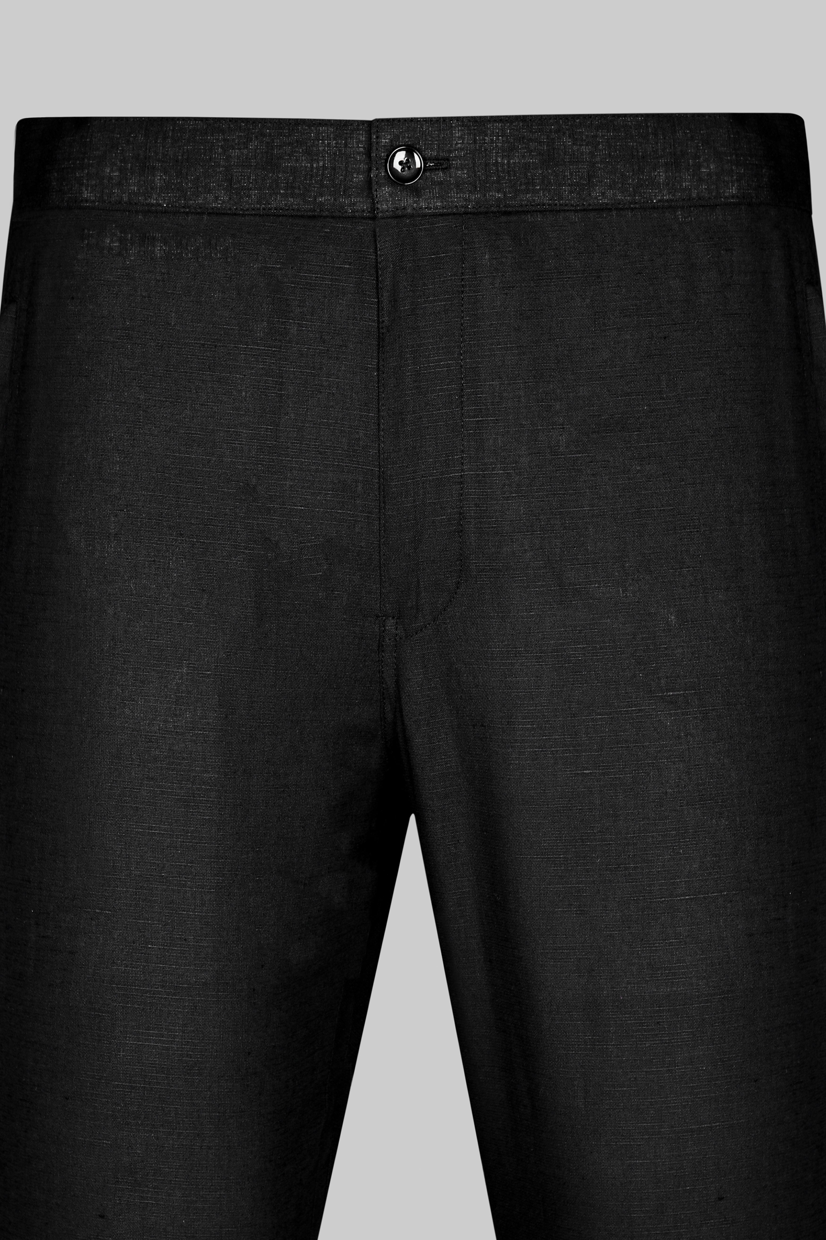 Two Black Premium Linen Lounge Pants