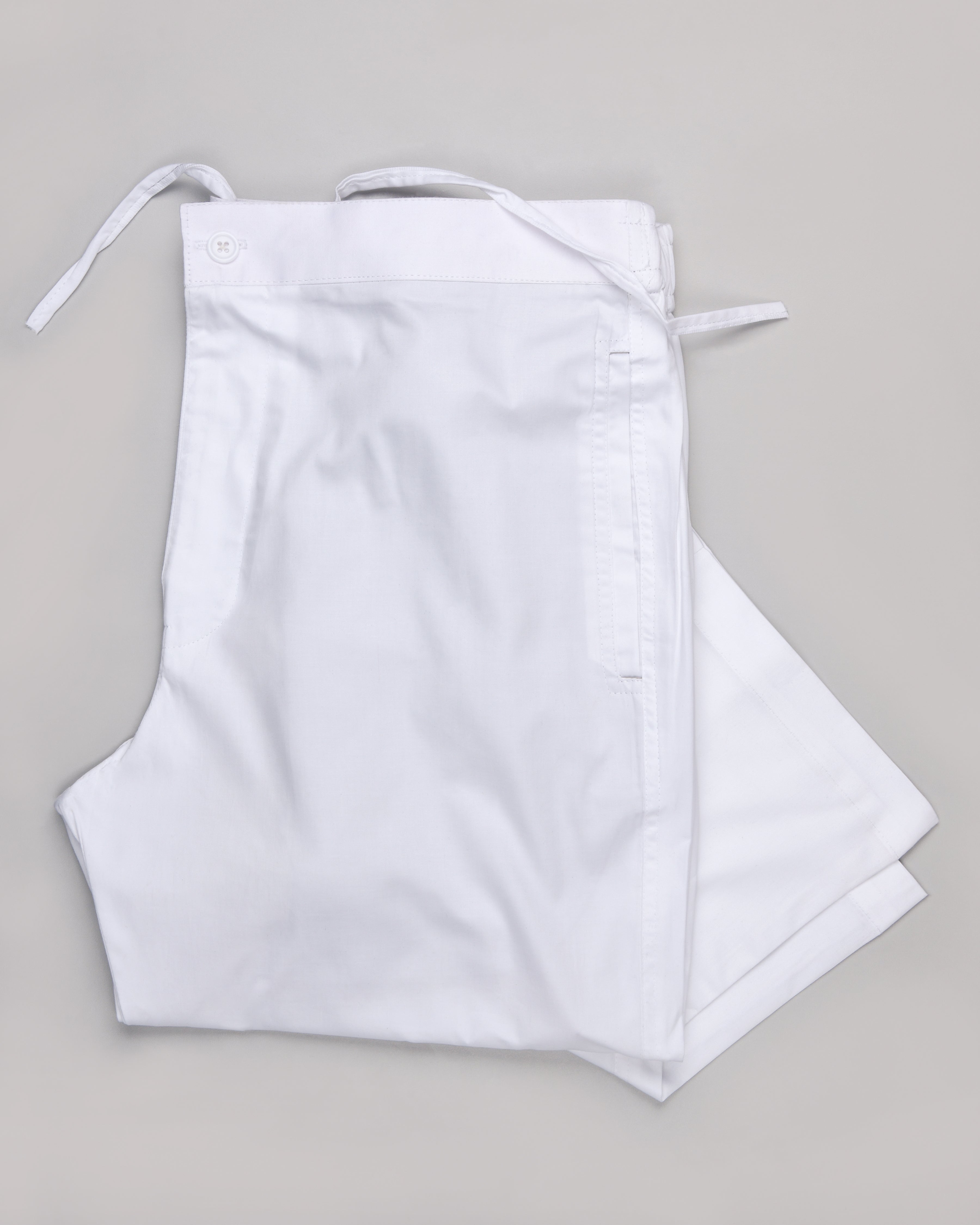 One Black Linen and One white Cotton Lounge Pants