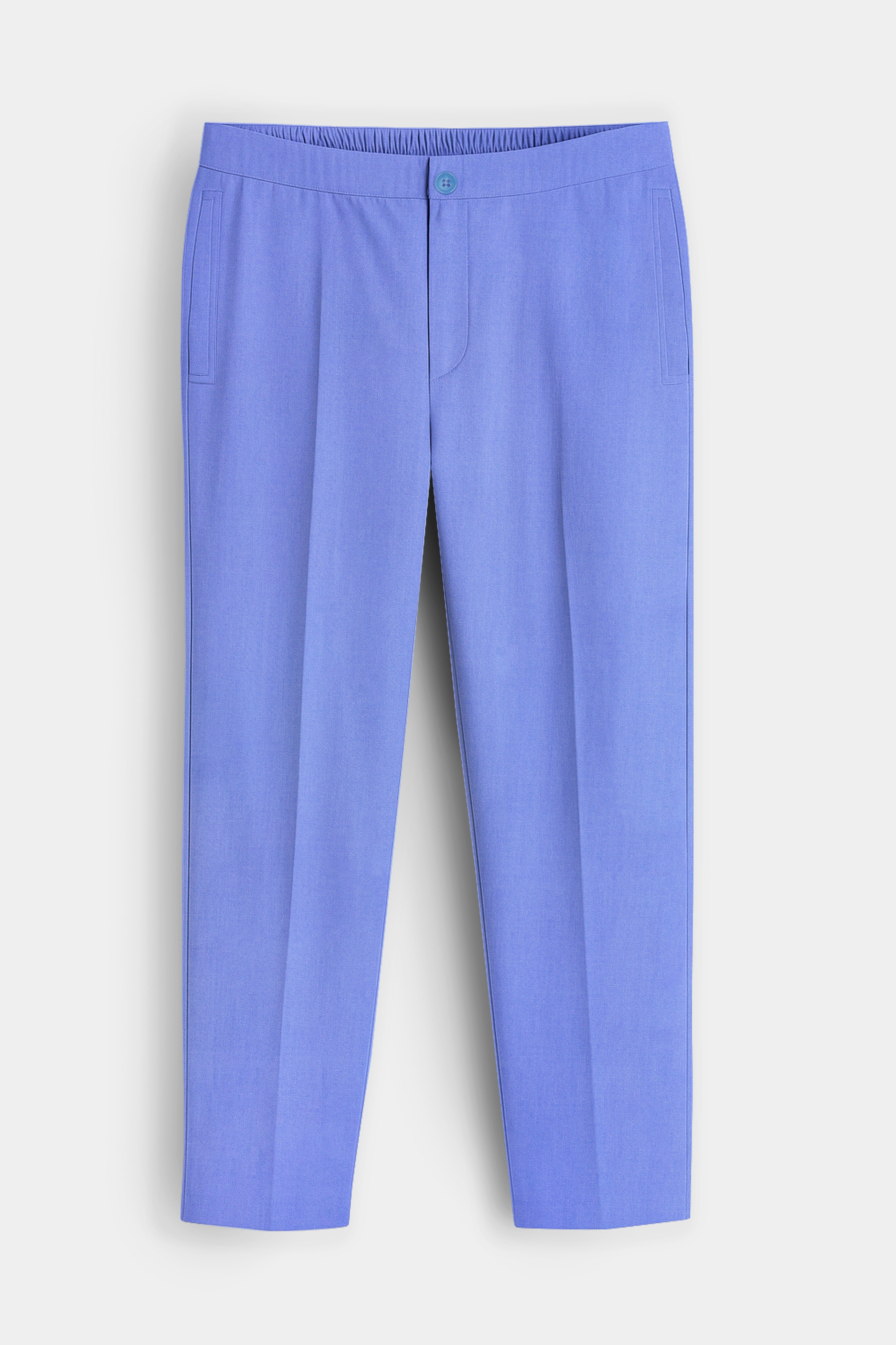 Striona-Marguerite Blue Twill Premium Cotton Lounge Pant
