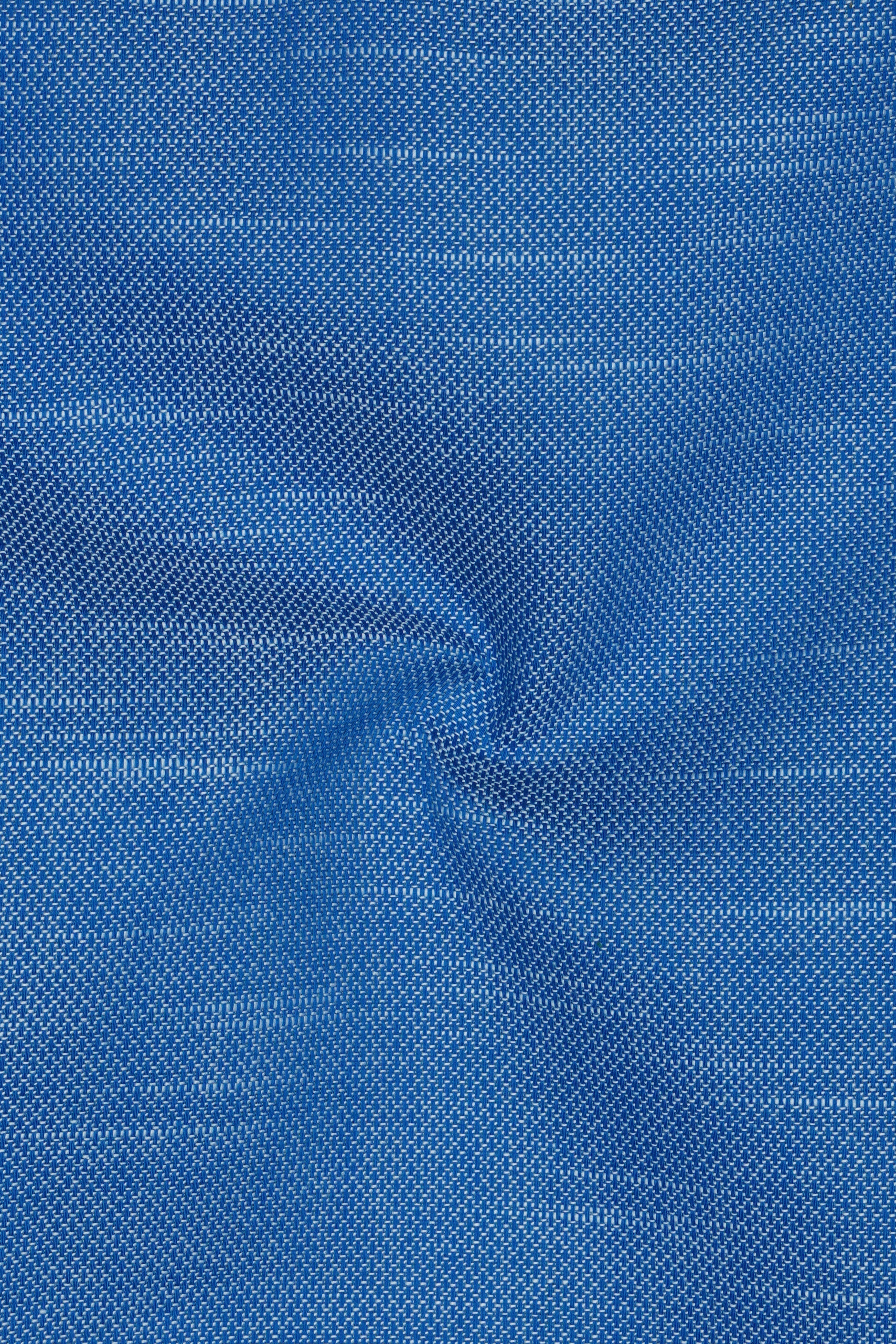 Opulen-Horizon Blue Dobby Textured Premium Cotton Lounge Pant