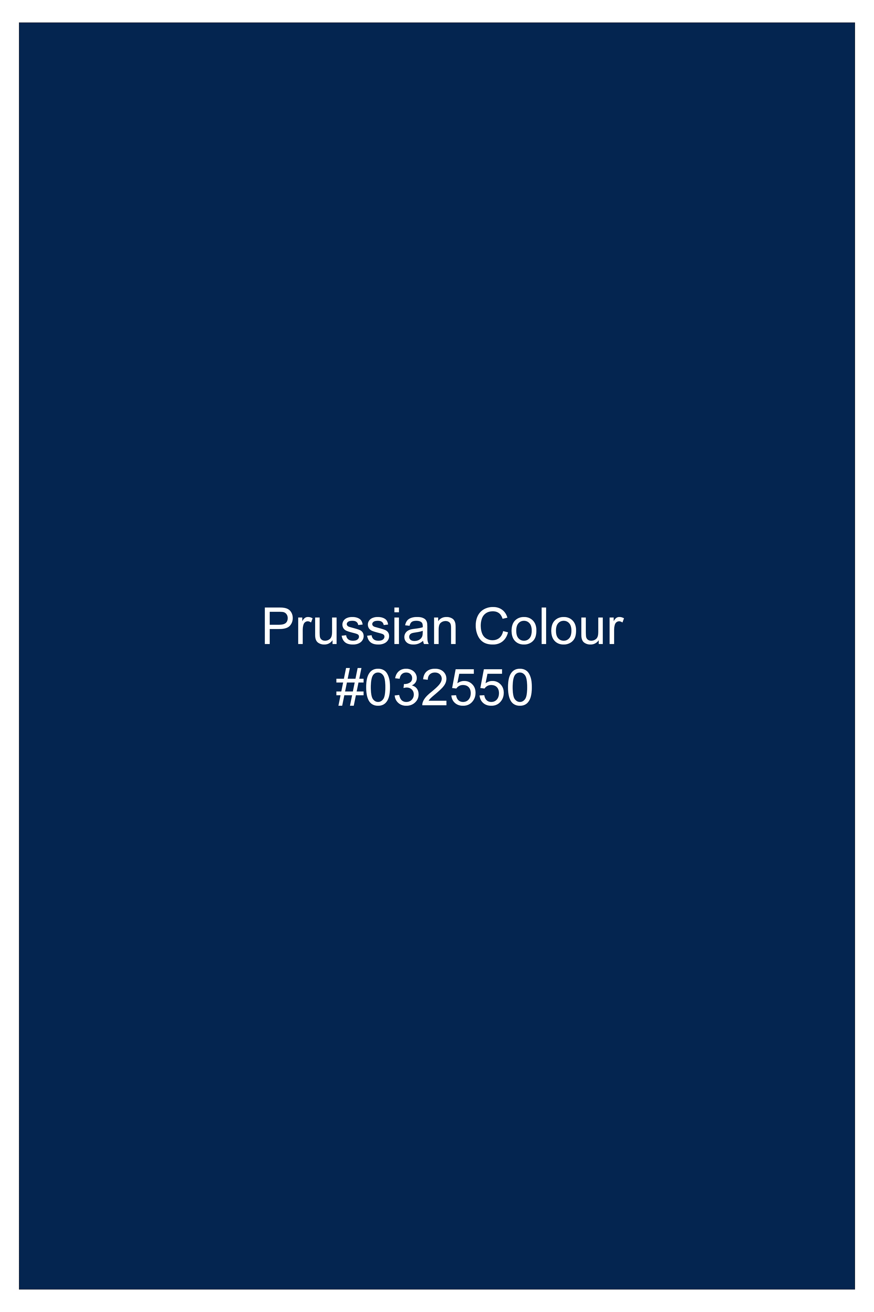 Aubivra-Prussian Blue Dobby Textured Premium Cotton Lounge Pant