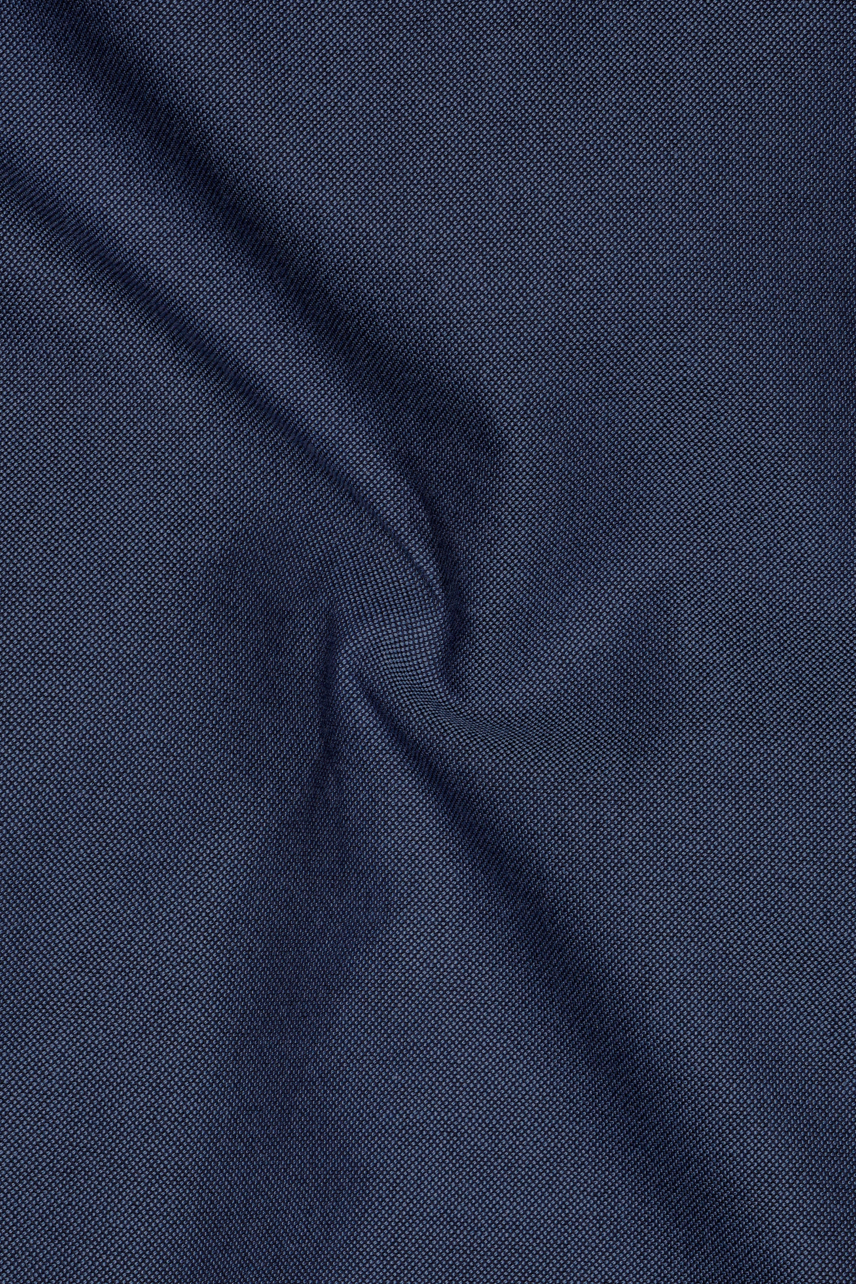 Oxivra-Tealish Blue Textured Oxford Super Soft Premium Cotton Lounge Pant