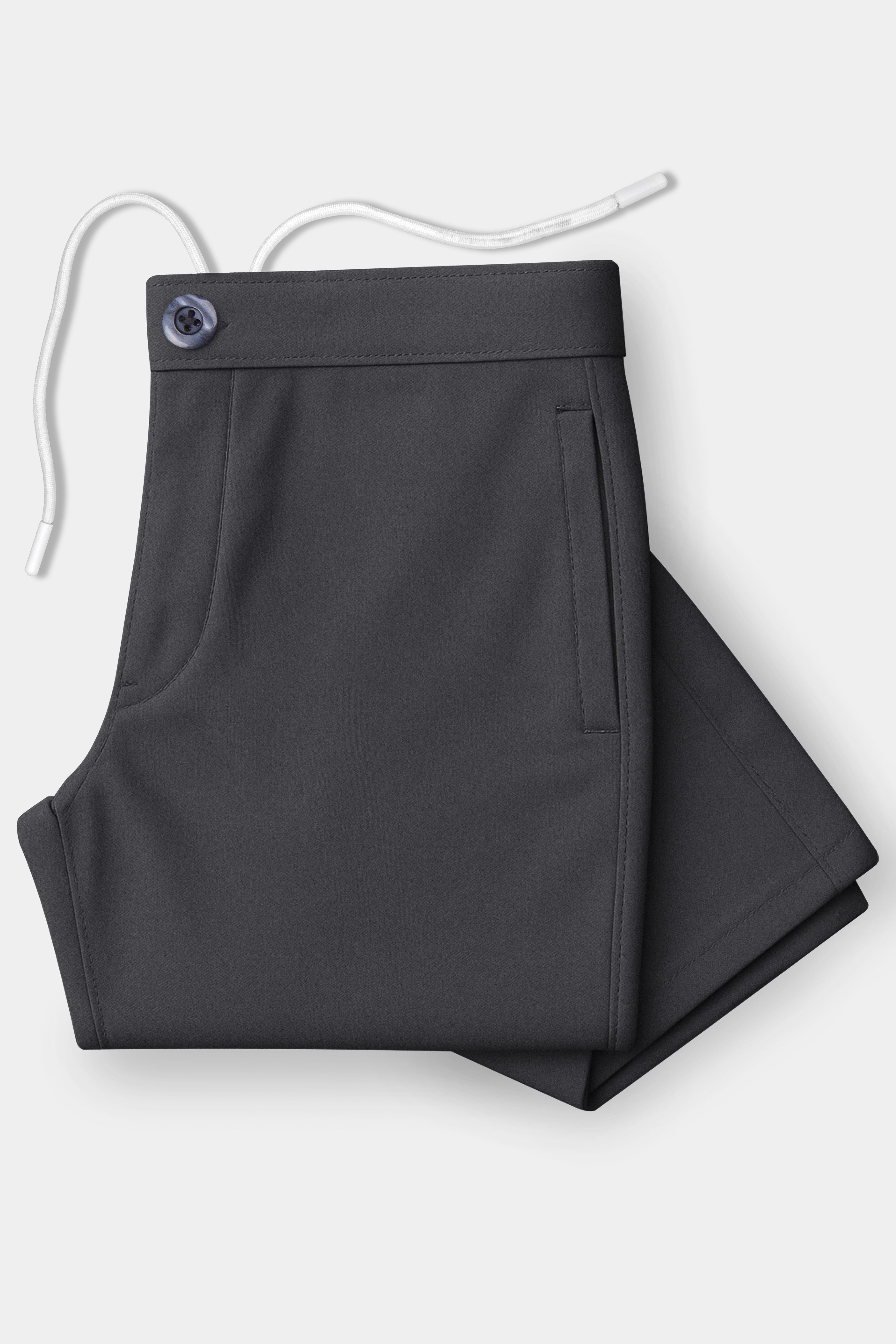 Grivell-Iridium Gray Super Soft Poplin Giza Cotton Lounge Pant