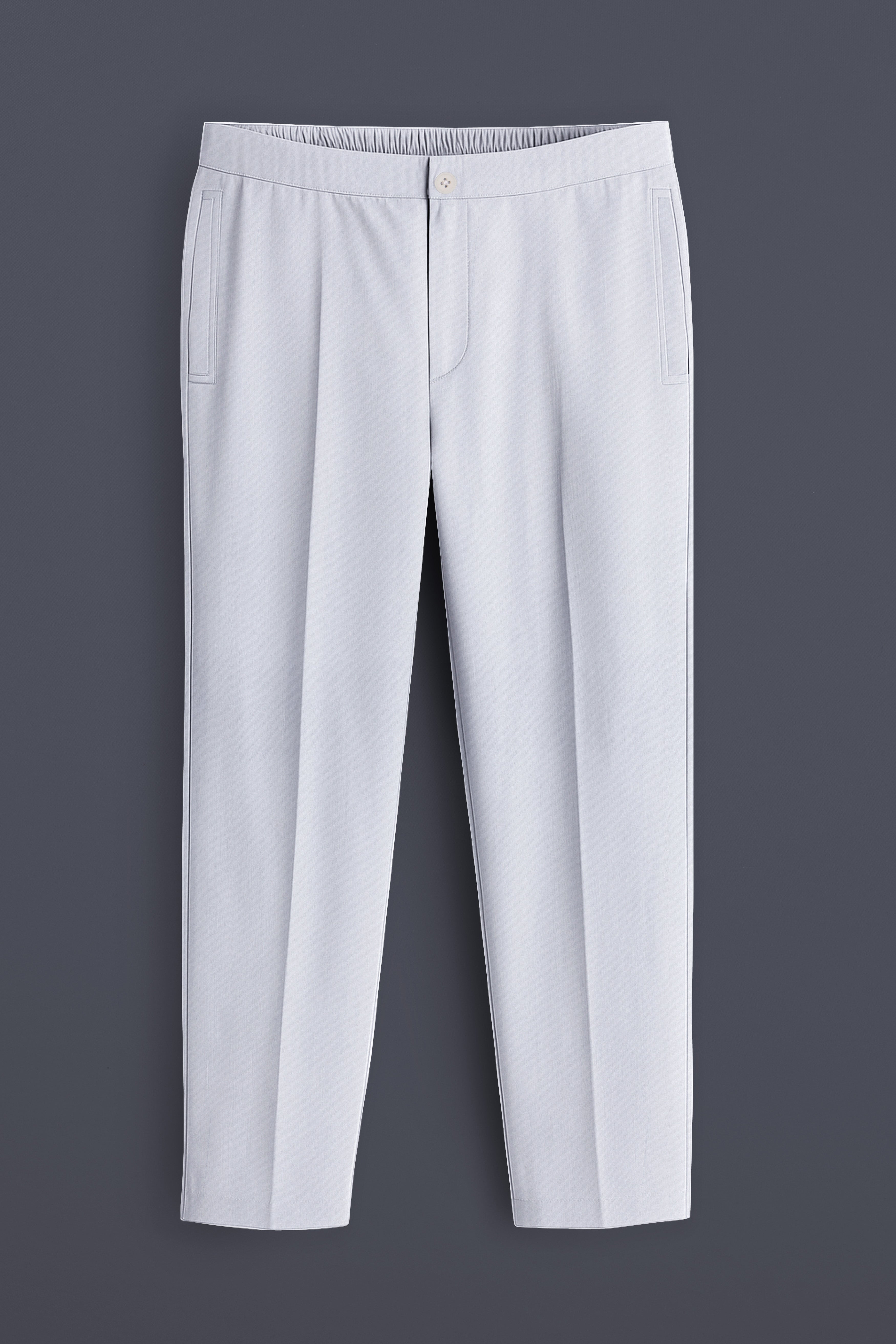 Grivra-Aluminium Gray Super Soft Chambray Premium Cotton Lounge Pant
