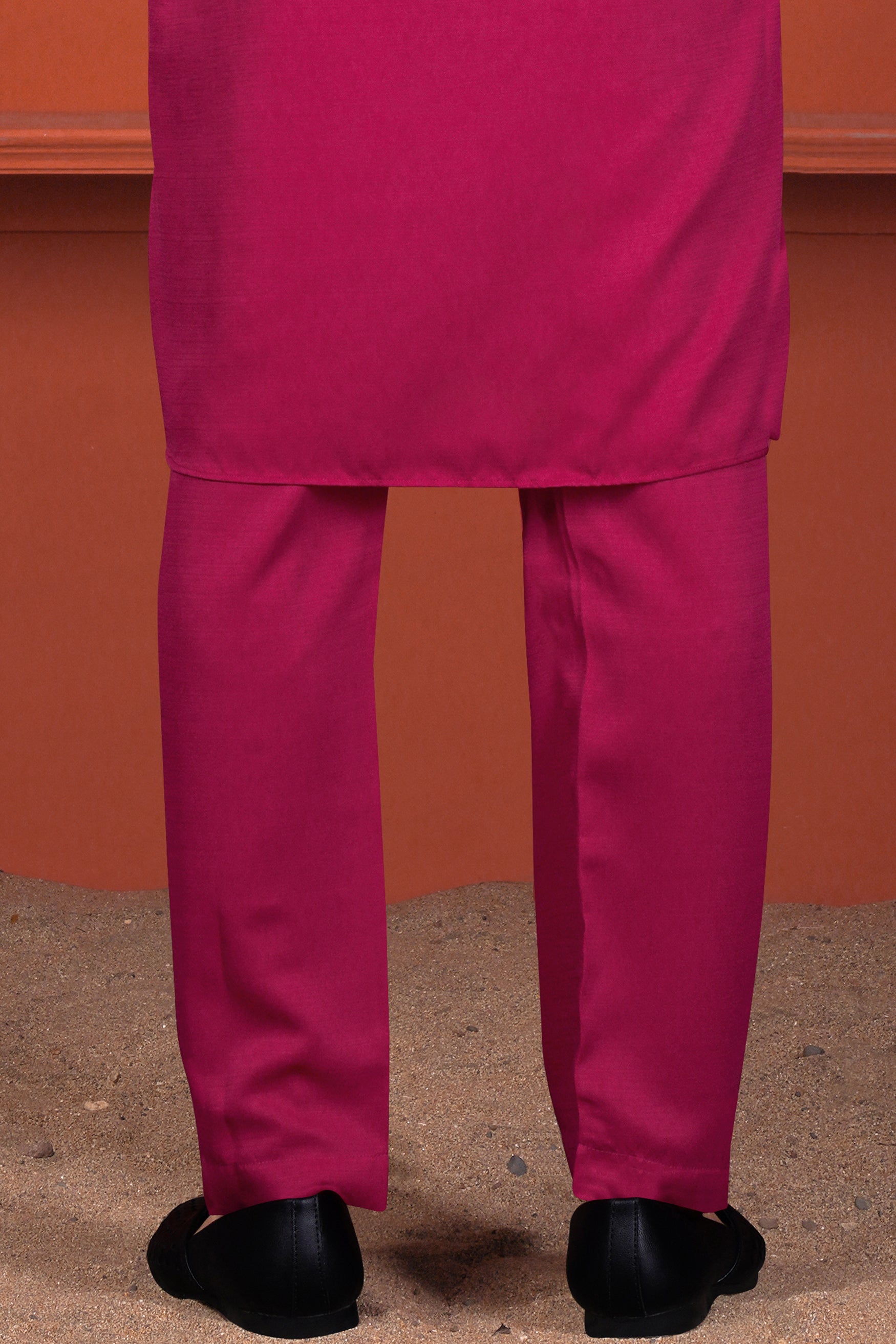 Cardinal Pink Viscose Pajama F-9048