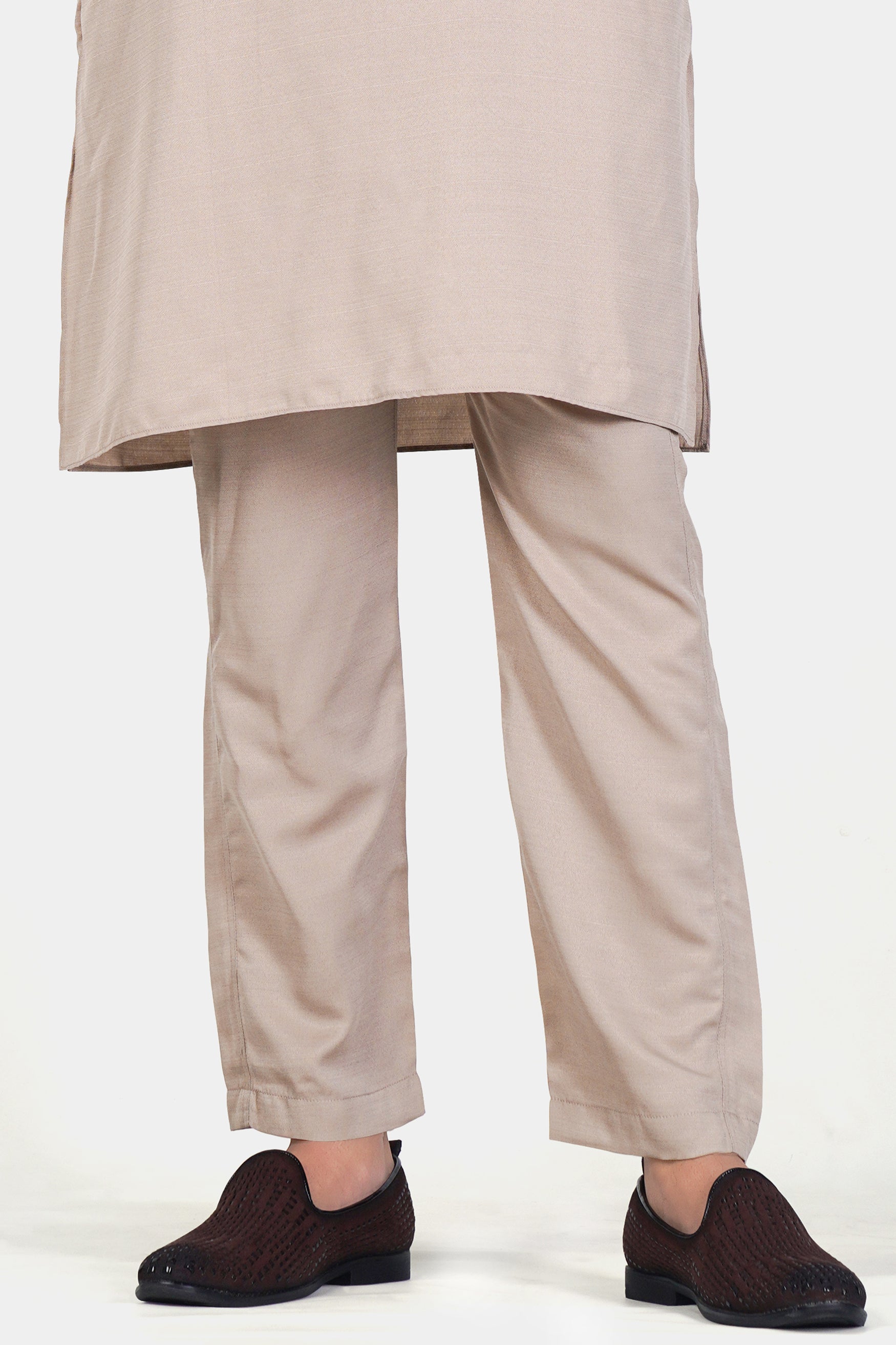 Chalice Brown Subtle Sheen Viscose Pajama F-9068