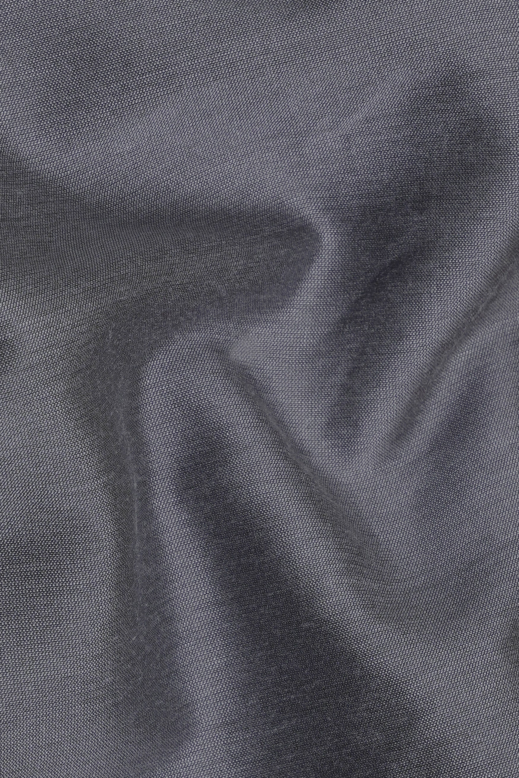 Fuscous Gray Subtle Sheen Viscose Pajama F-8950