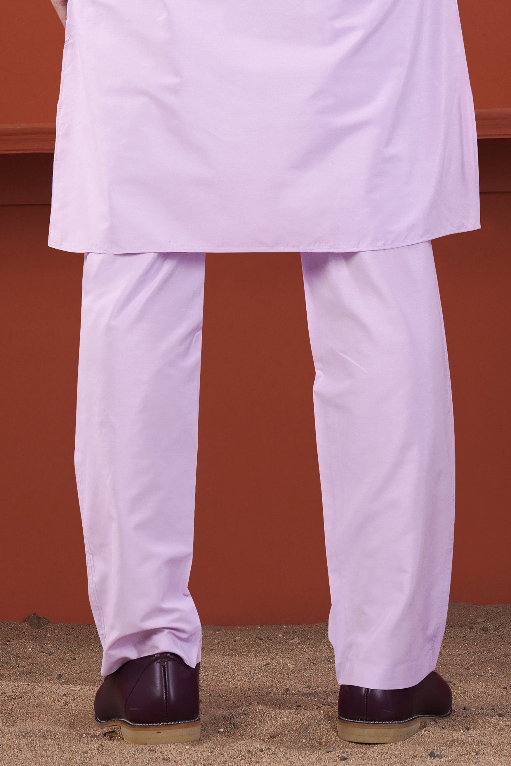 Lilac Lavender Subtle Sheen Viscose Pajama F-8930