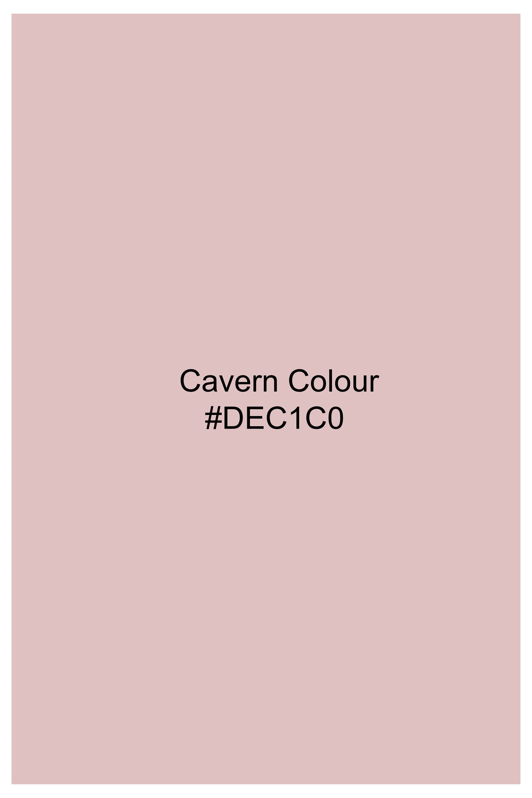 Cavern Pink Subtle Sheen Viscose Pajama F-8925