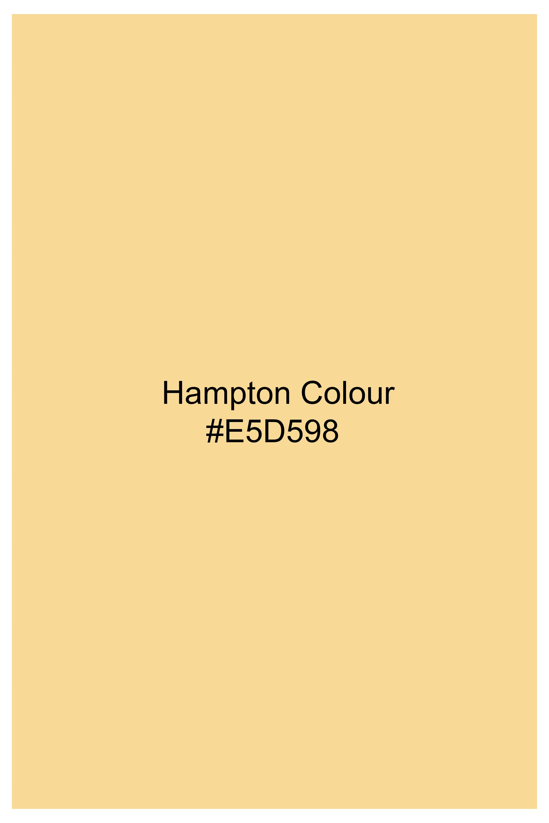 Hampton Yellow Subtle Sheen Viscose Pajama F-8920