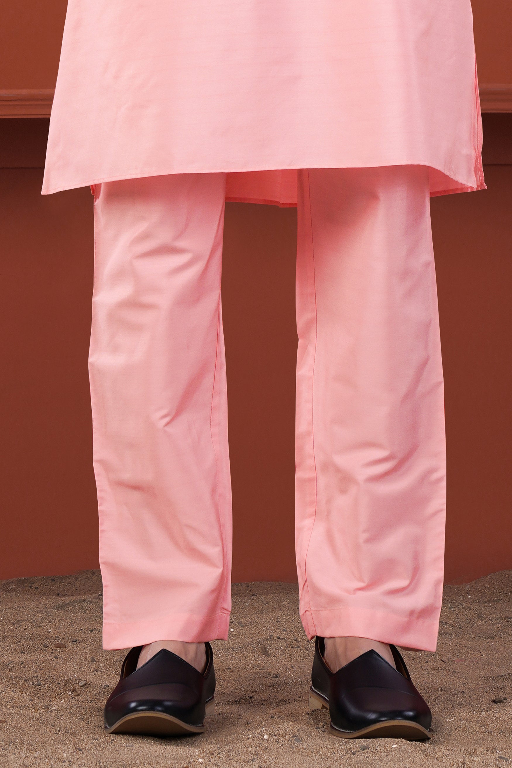 Blossom Pink Subtle Sheen Viscose pajama F-8941