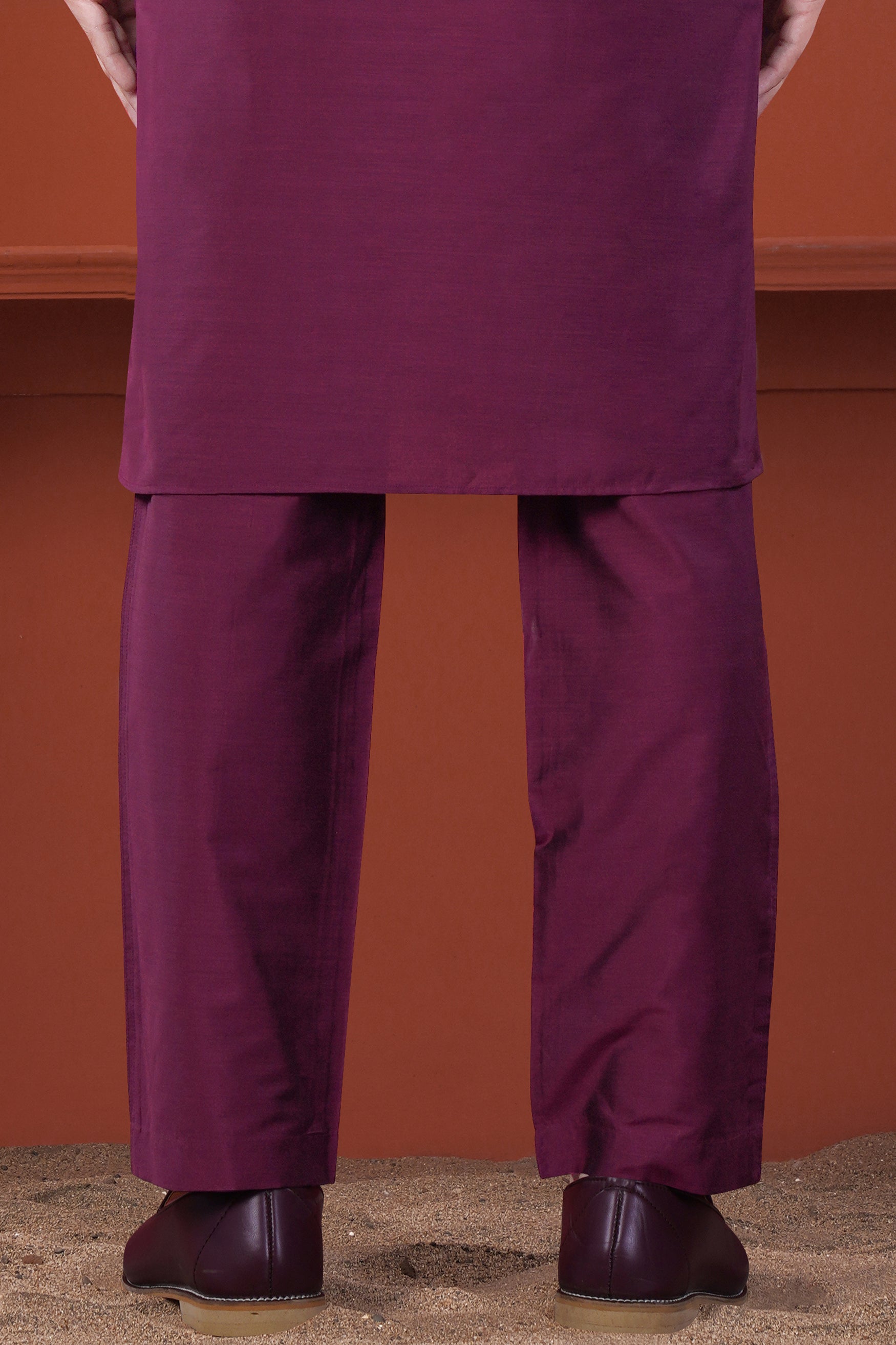 Finn Pink Subtle Sheen Viscose pajama F-8933