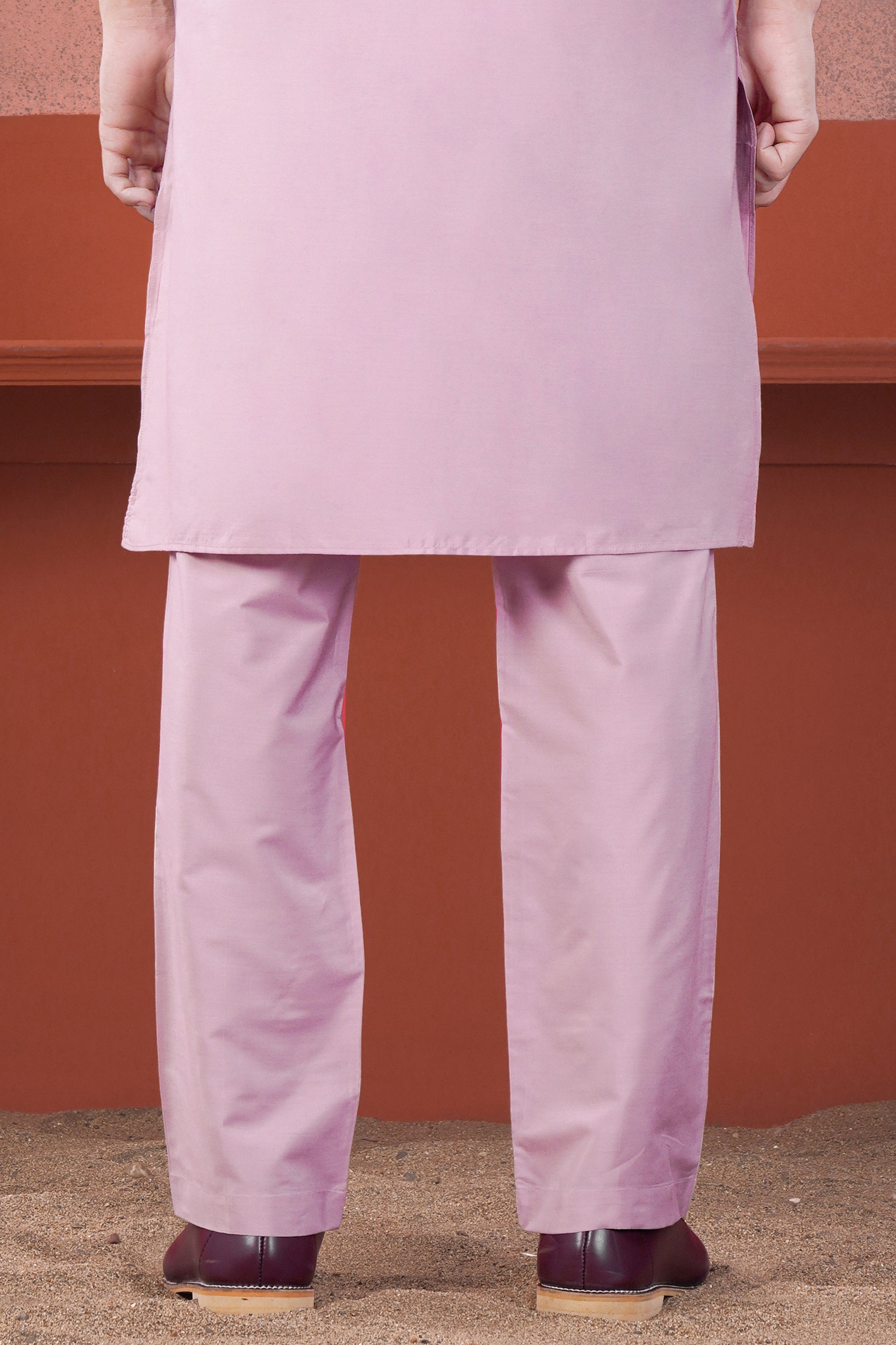 Melanie Pink Subtle Sheen Viscose Pajama F-8918