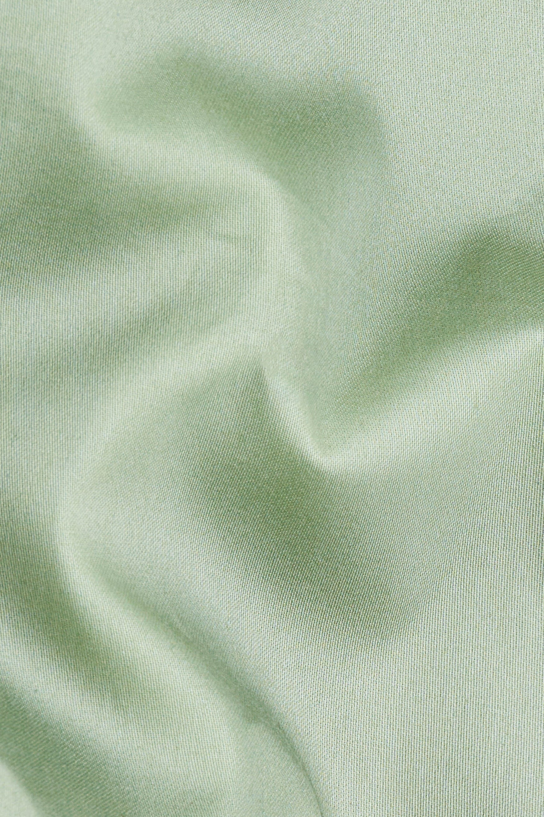 Coriander Green Subtle Sheen Super Soft Premium Cotton Pathani