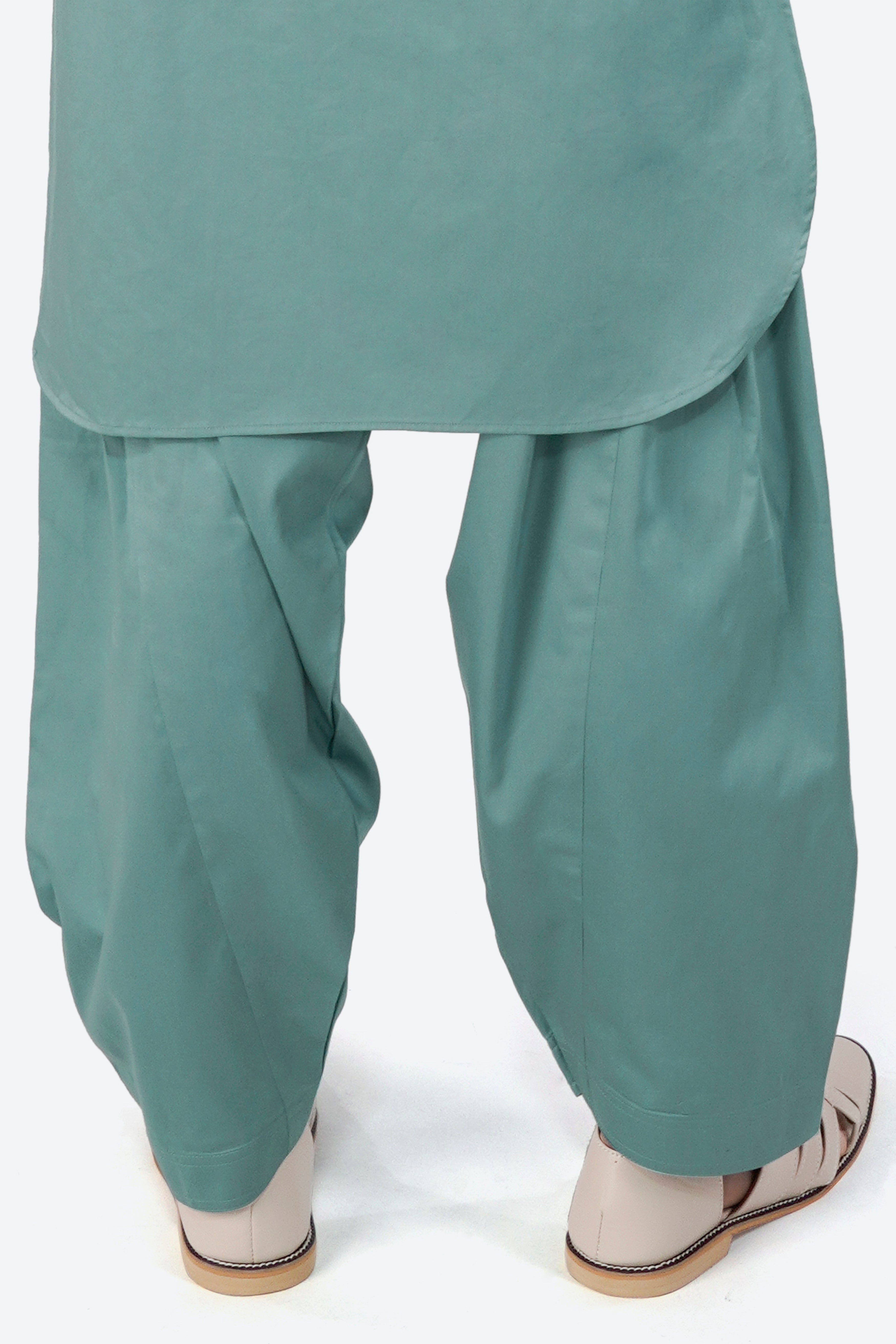 Neptune Blue Subtle Sheen Super Soft Premium Cotton Dhoti