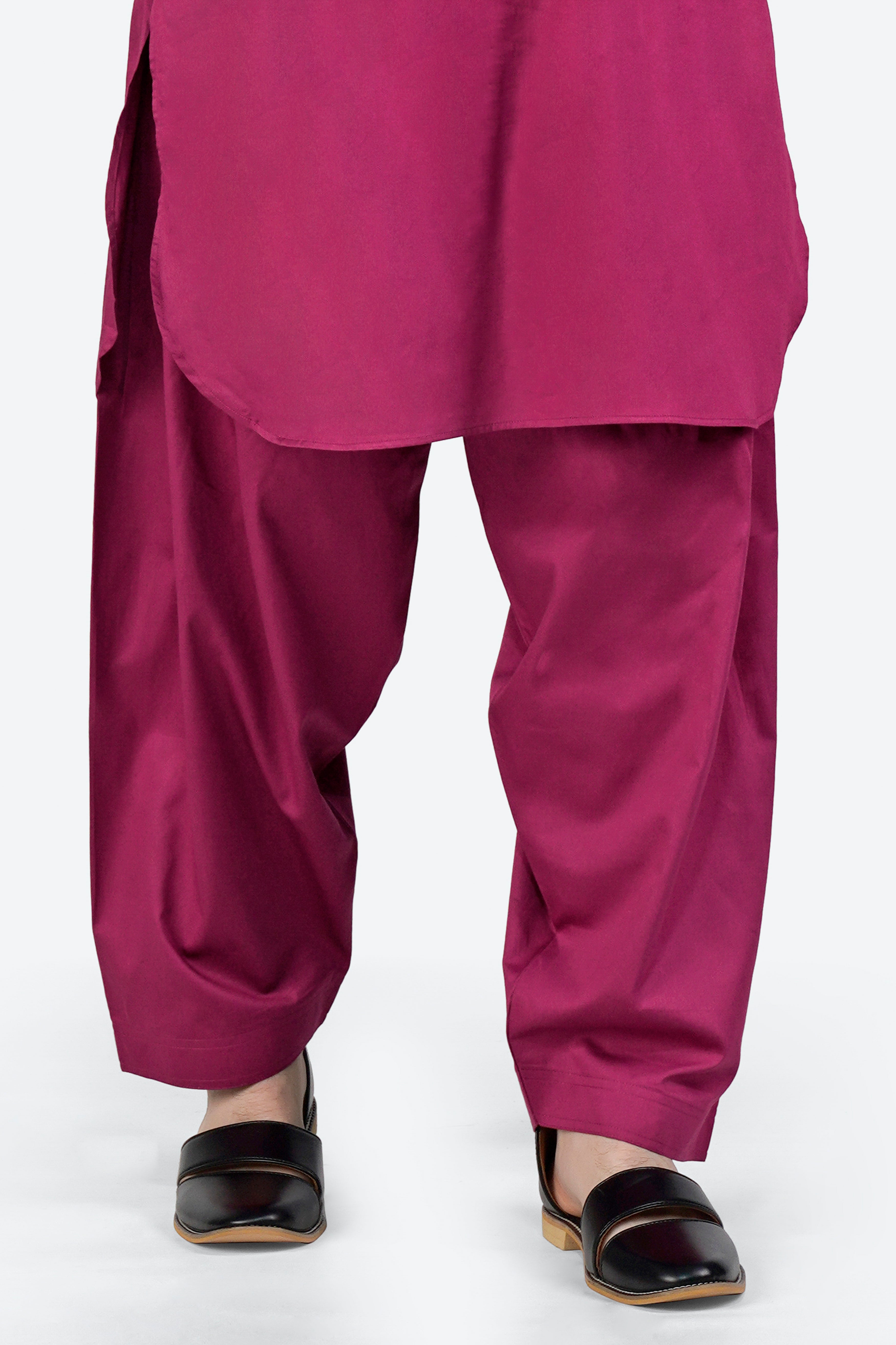 Rouge Pink Subtle Sheen Super Soft Premium Cotton Dhoti