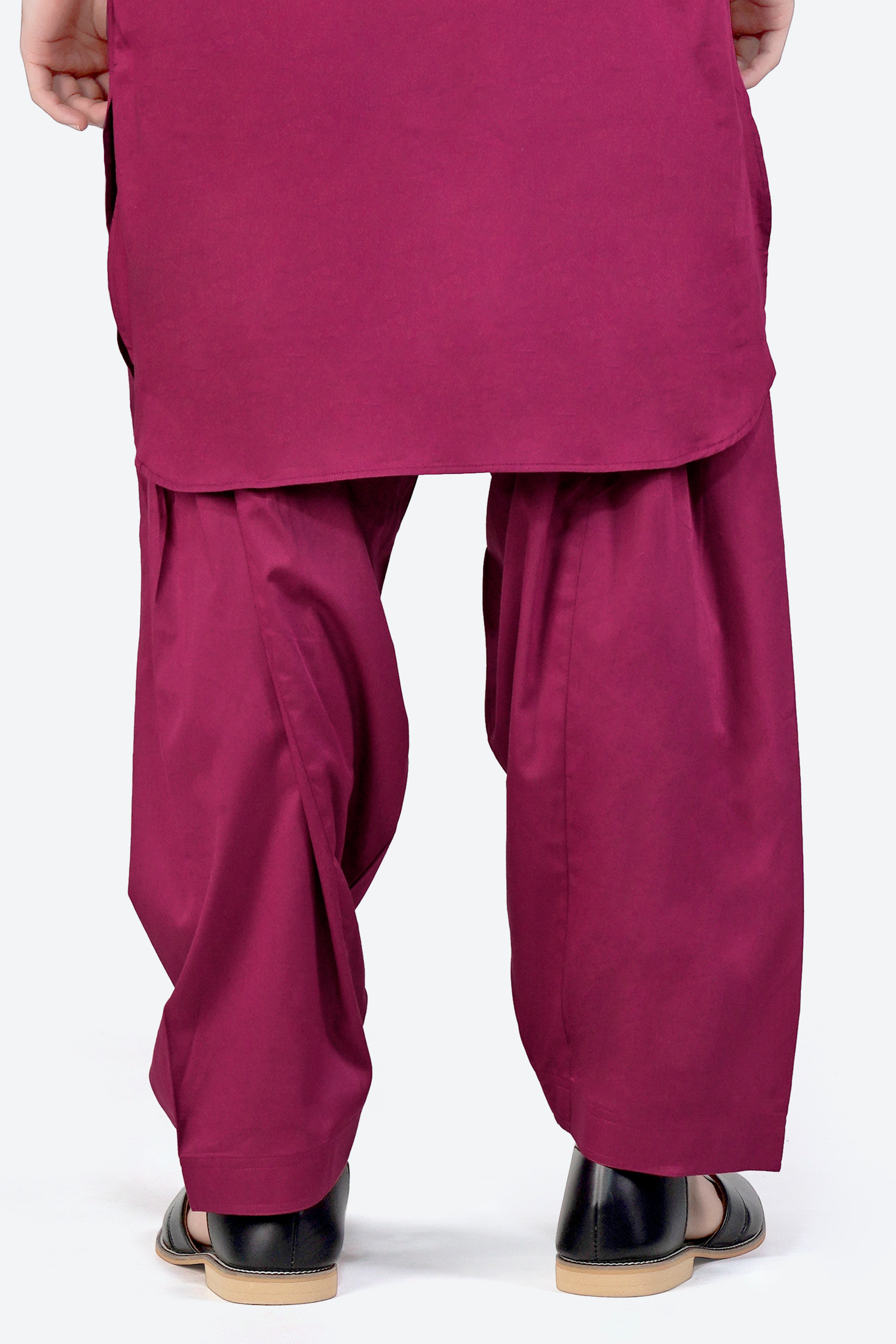 Rouge Pink Subtle Sheen Super Soft Premium Cotton Dhoti