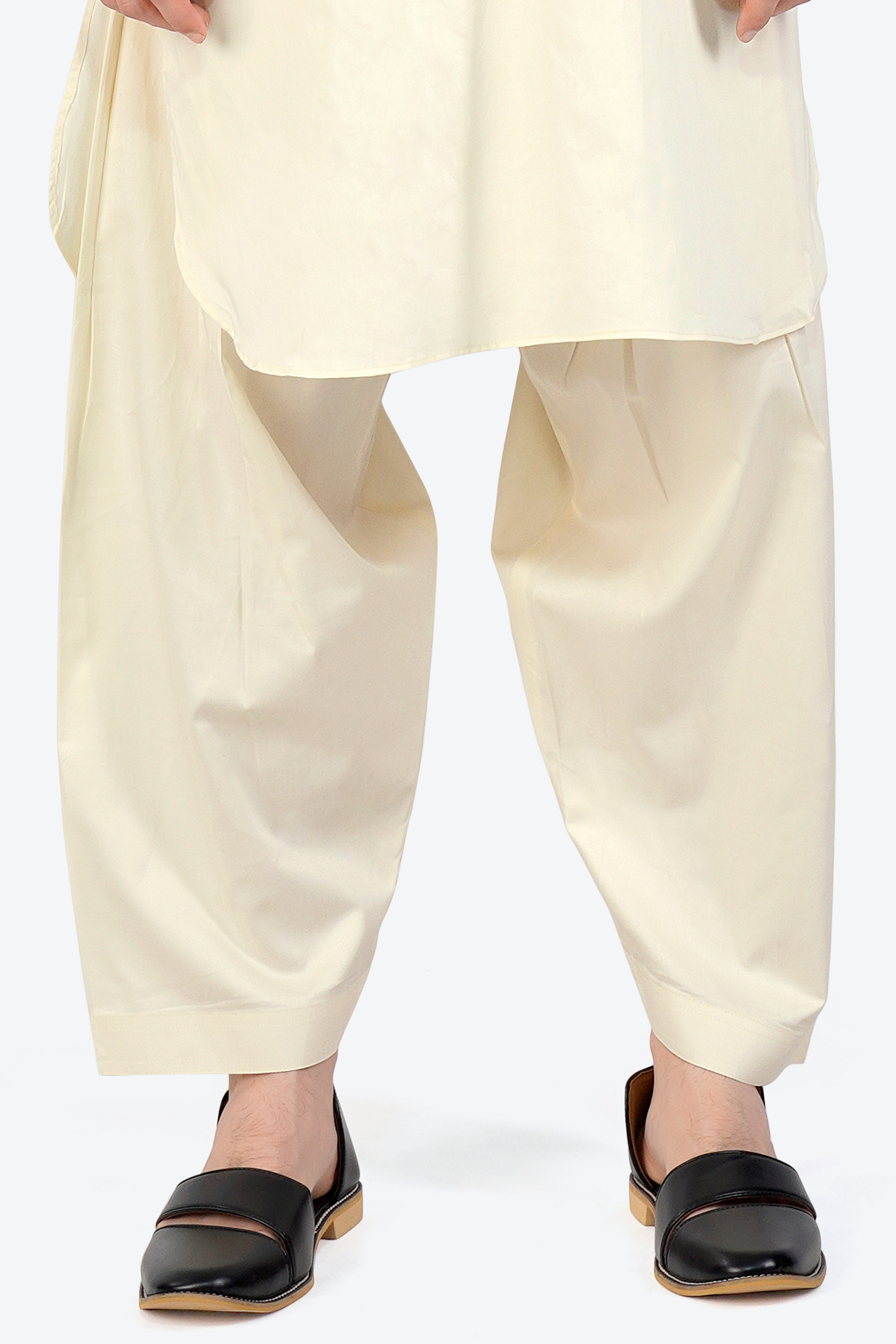 Merino Cream Dhoti F-6303