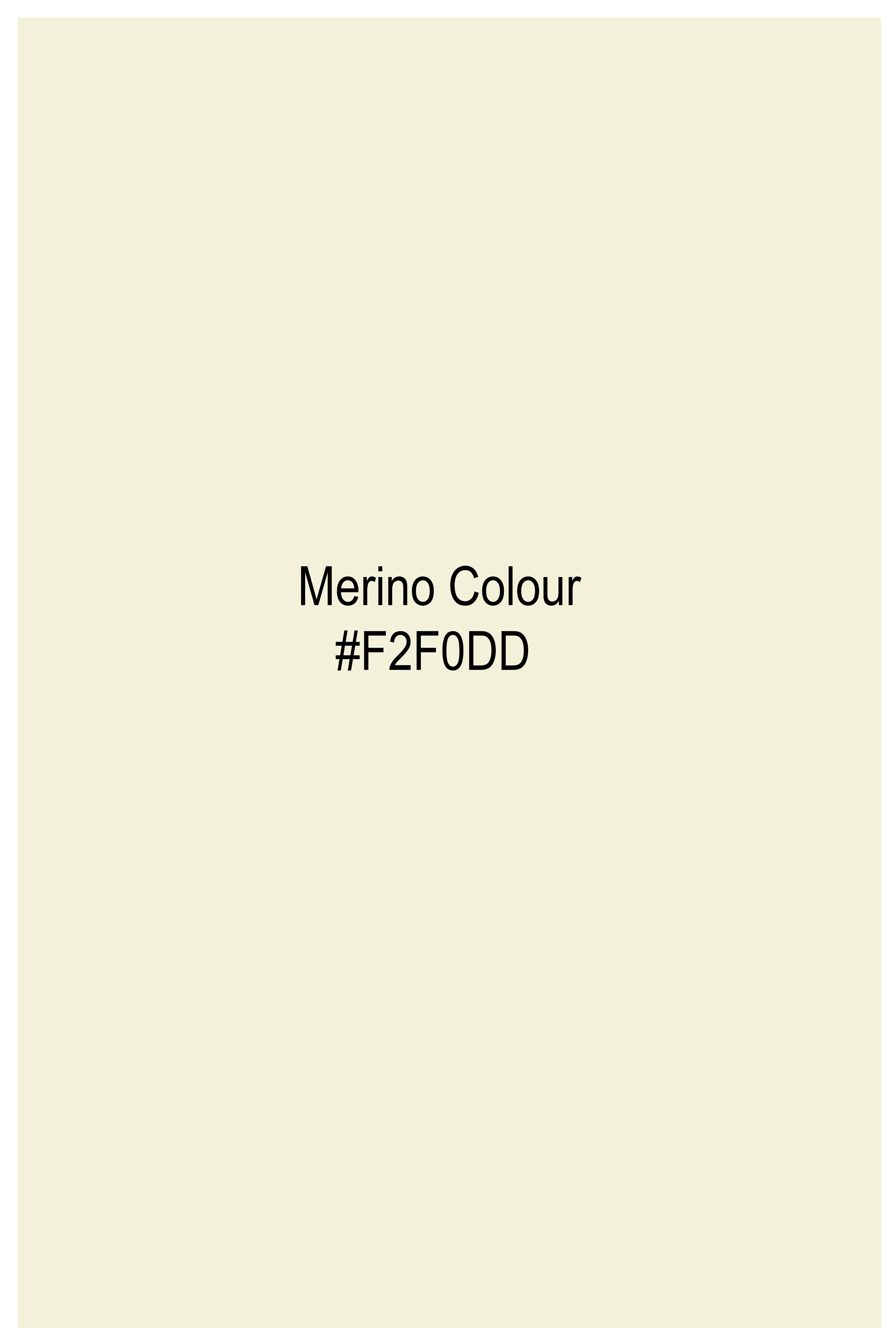 Merino Cream Dhoti F-6303